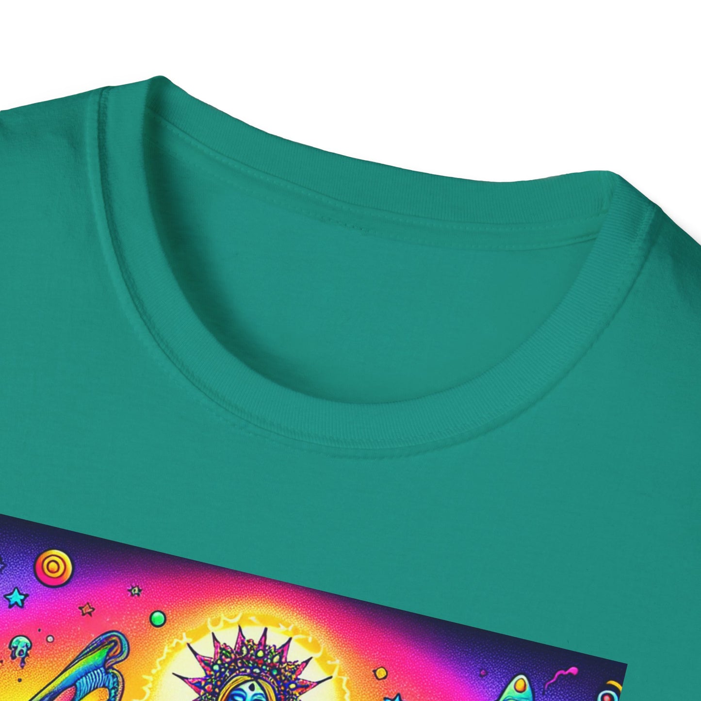 Mythical Creatures Unisex Softstyle T-Shirt - Last Supper Style - Psychonaut Swag