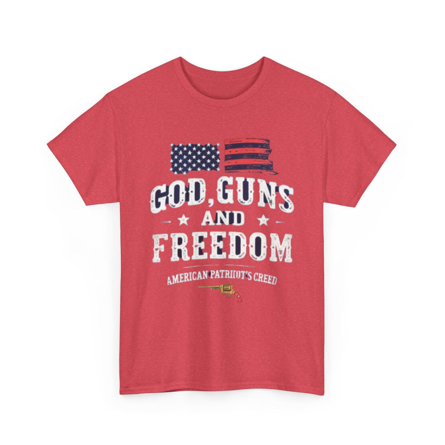 God, Guns, and Freedom American Patriot's Creed Shirt - Psychonaut Swag