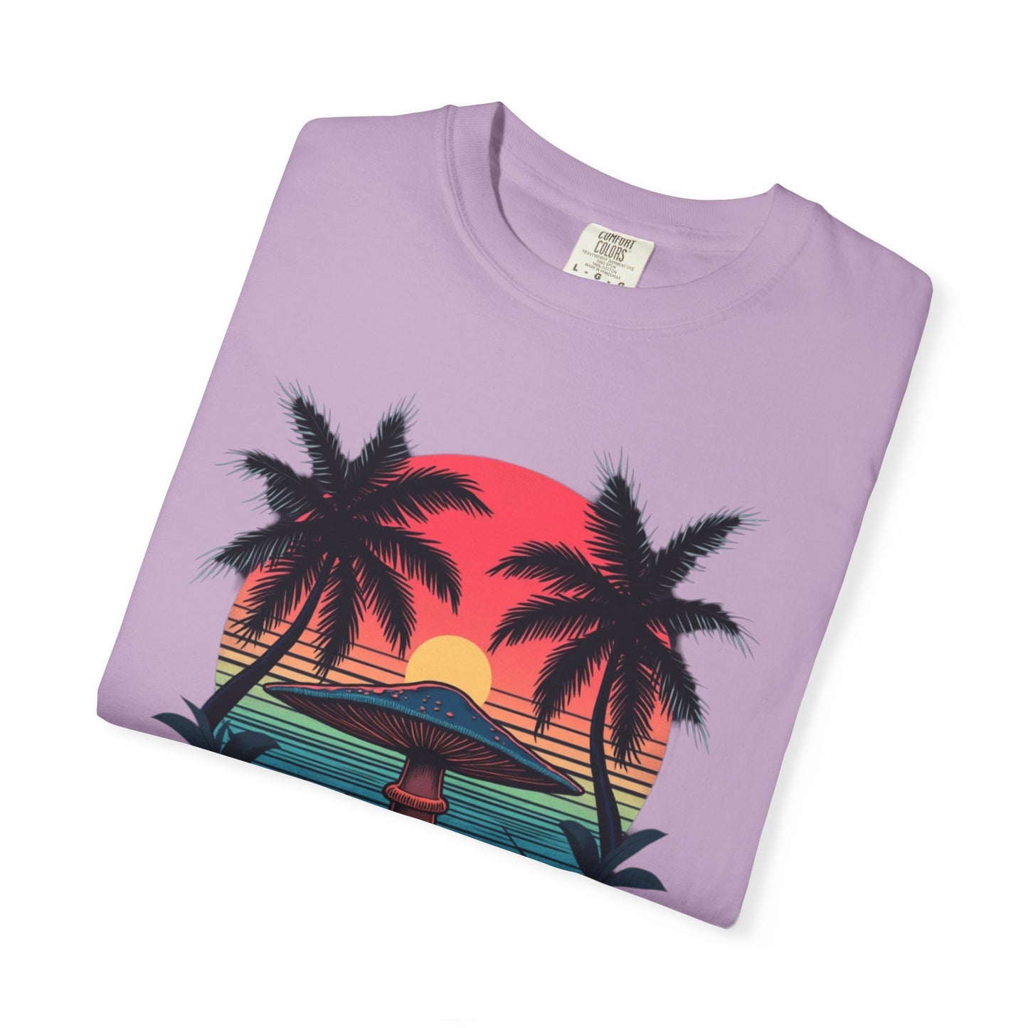 Miami Vibes, T-Shirt with Tropical Vibes Design, Summer Apparel, Beachwear, Gift for Vacation Lovers, Relaxed Style