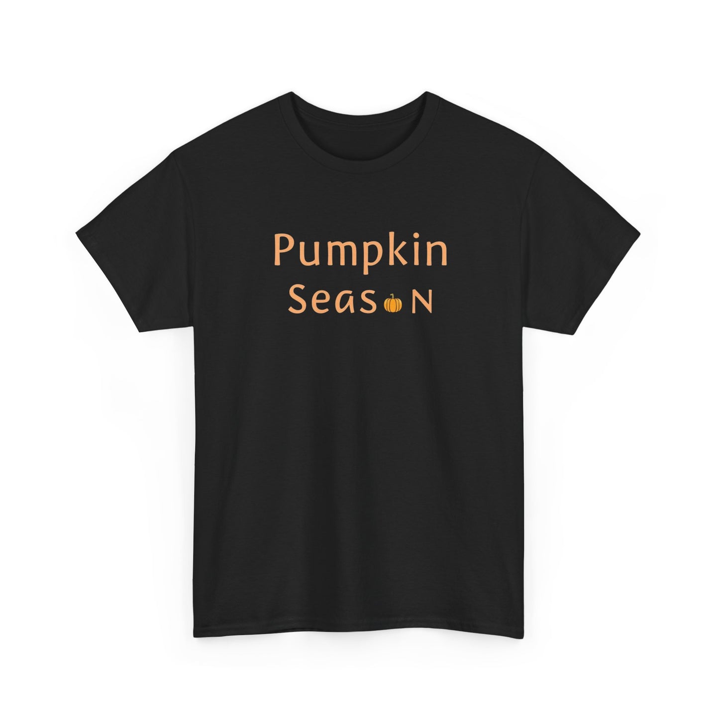 Pumpkin Season Unisex Heavy Cotton Tee, Fall Apparel, Halloween Shirt, Thanksgiving Tee, Cozy Autumn Fashion, Seasonal Wear