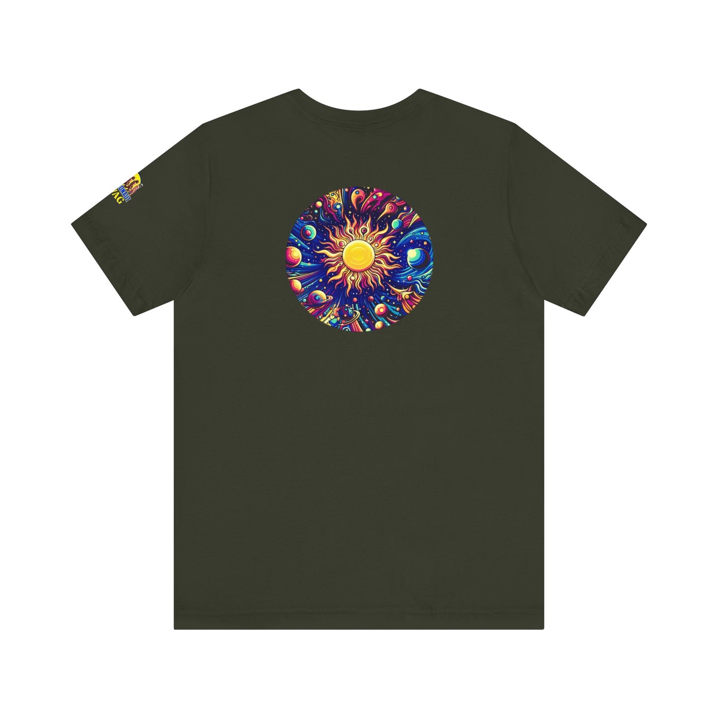 Psychonaut Staple solar system, Unisex Jersey Short Sleeve Tee