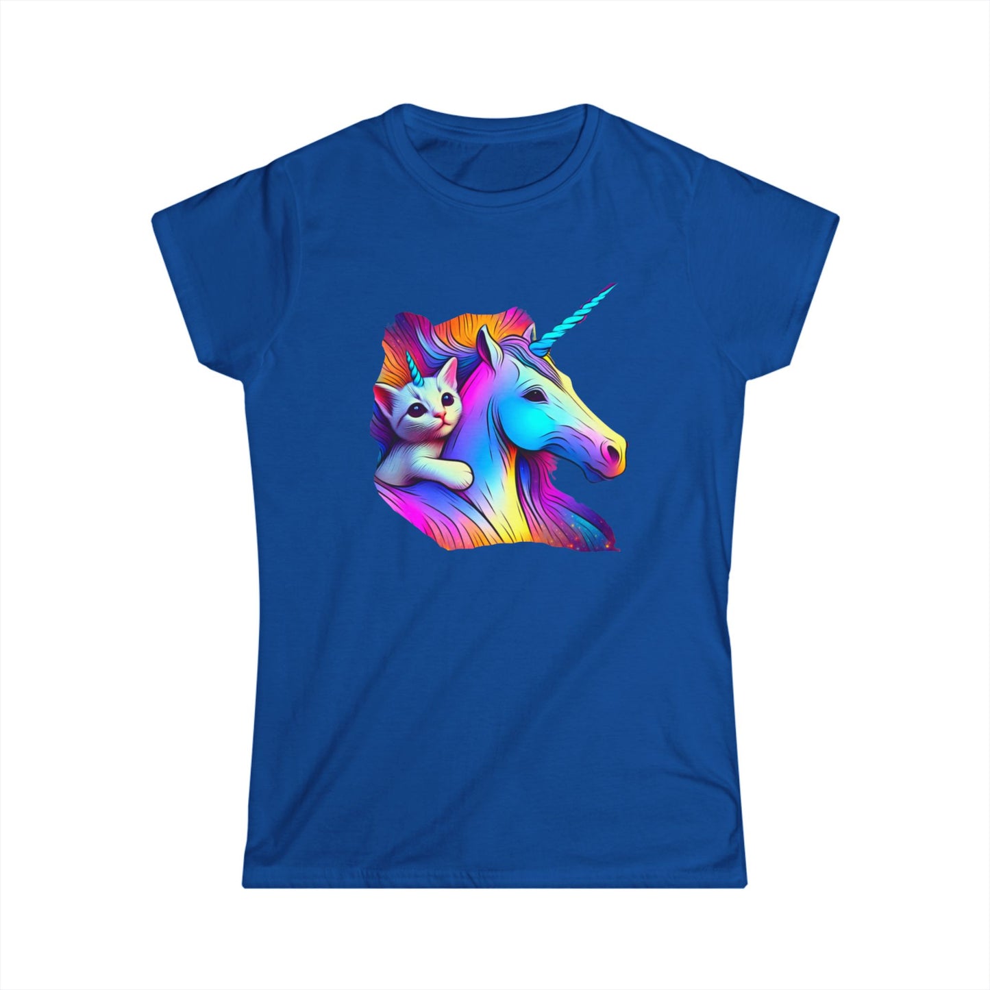 Catacorn and Unicorn, Women's Softstyle Tee - Psychonaut Swag