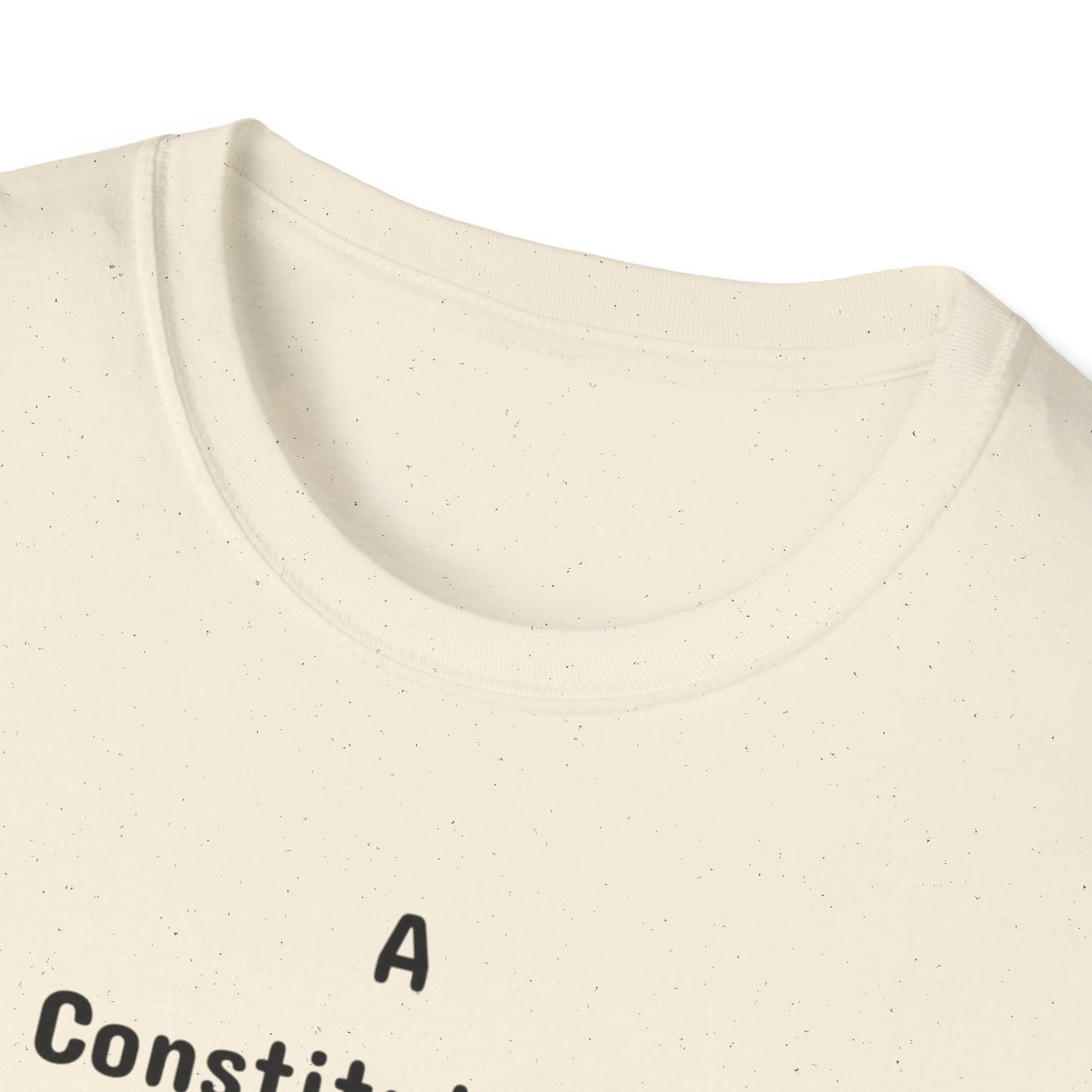 Constitutional Crisis of Fraud, Unisex Softstyle T-Shirt - Psychonaut Swag