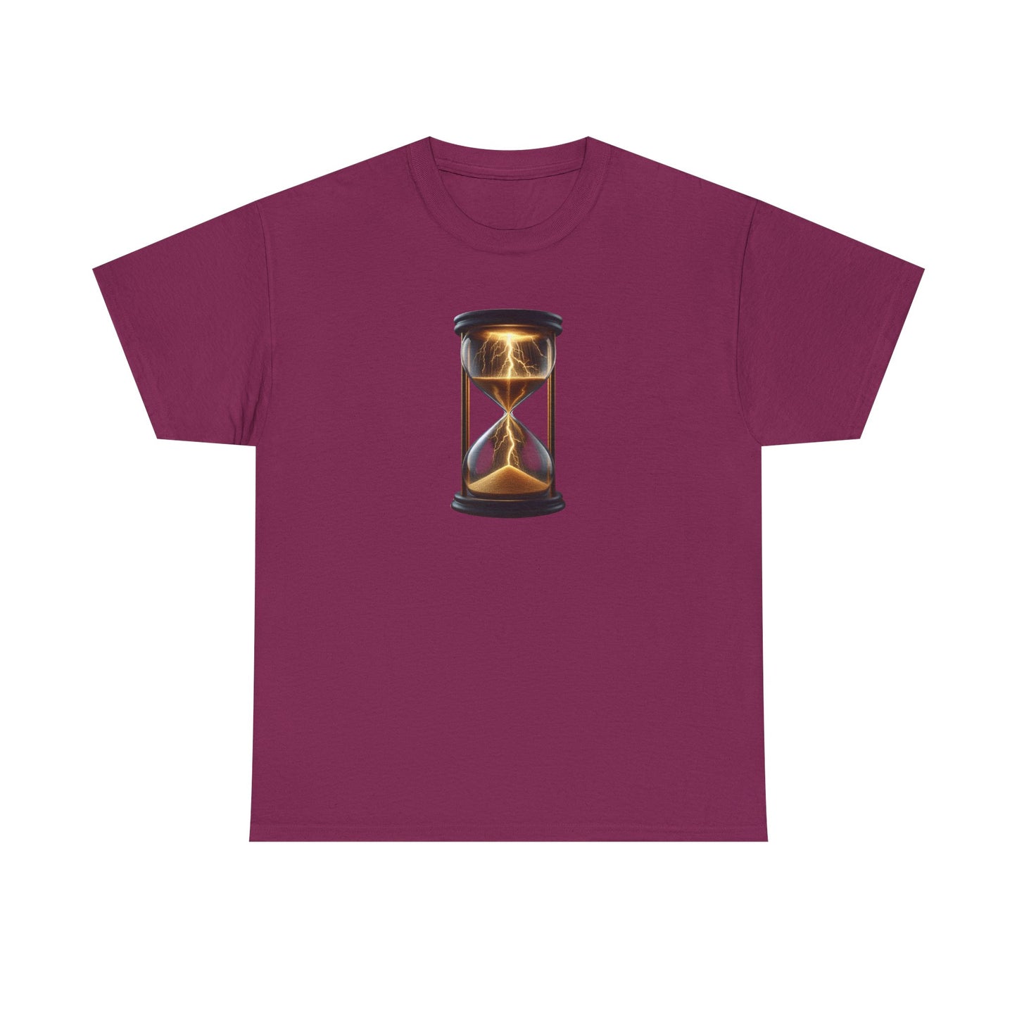 Static Time, Unisex Heavy Cotton Tee - Psychonaut Swag