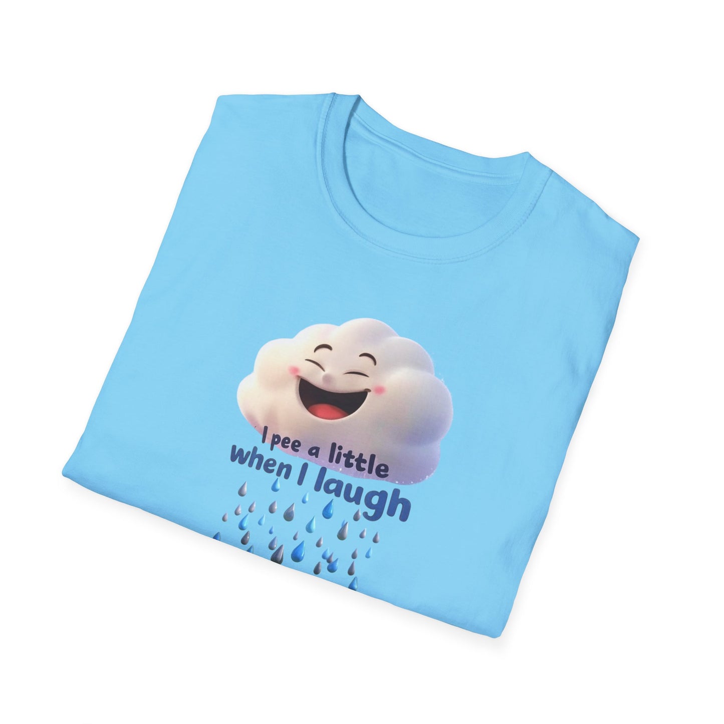 Cloud Laughing Causes Rains, Unisex Softstyle T-Shirt
