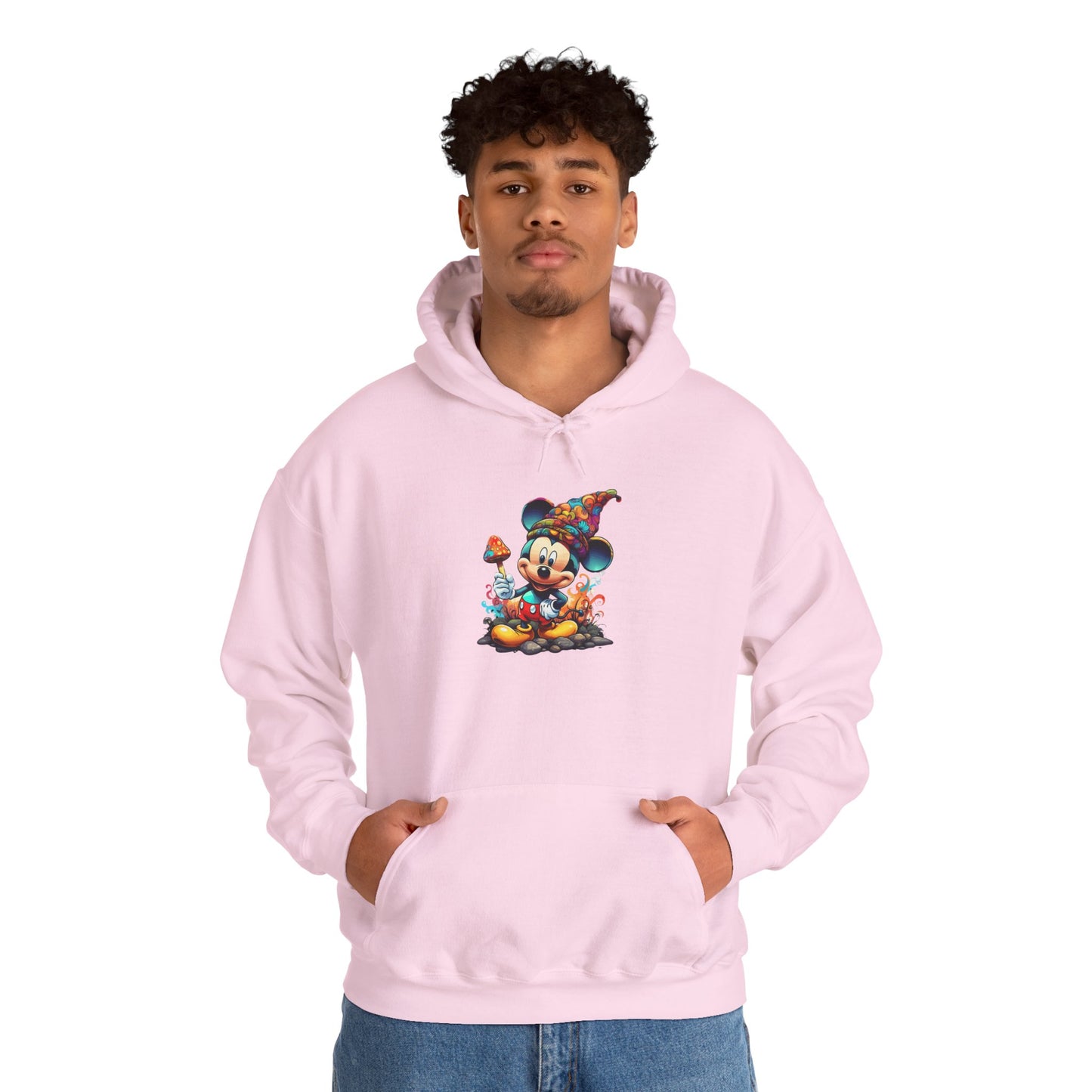 Curious Mouse, Unisex Heavy Blend™ Hooded Sweatshirt