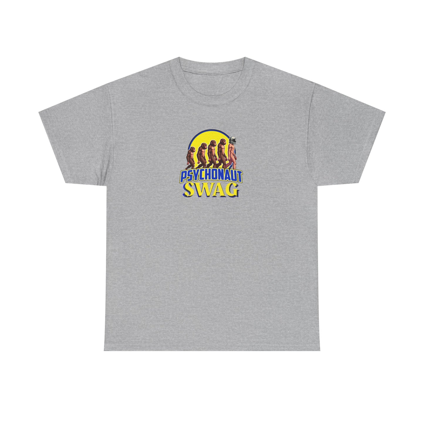 Psychonaut Basic tee, (Small Biz),  Unisex Heavy Cotton Tee, Psychedelic T-Shirt, Gifts for Festival Lovers, Unisex Graphic Tee, Casual Wear, Summer Vibes