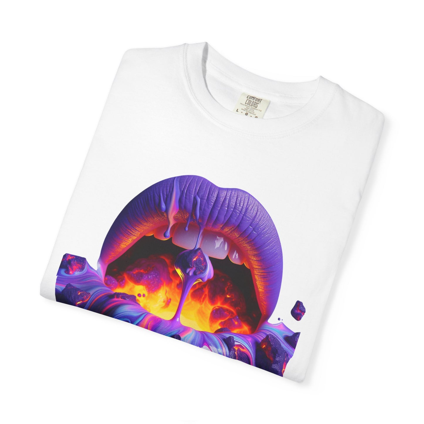 Lava Lips, Unisex Garment-Dyed T-shirt