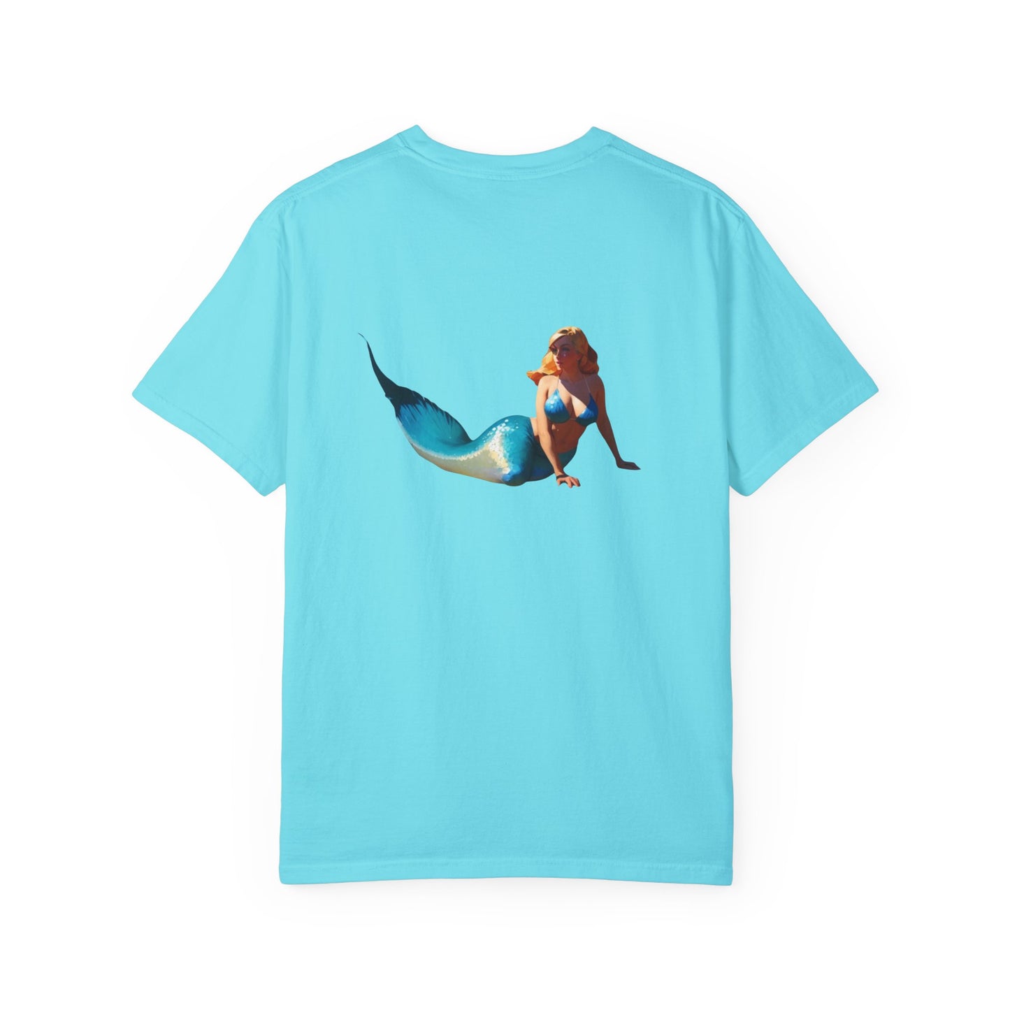 Mermaid tee, Unisex Garment-Dyed T-shirt - Psychonaut Swag