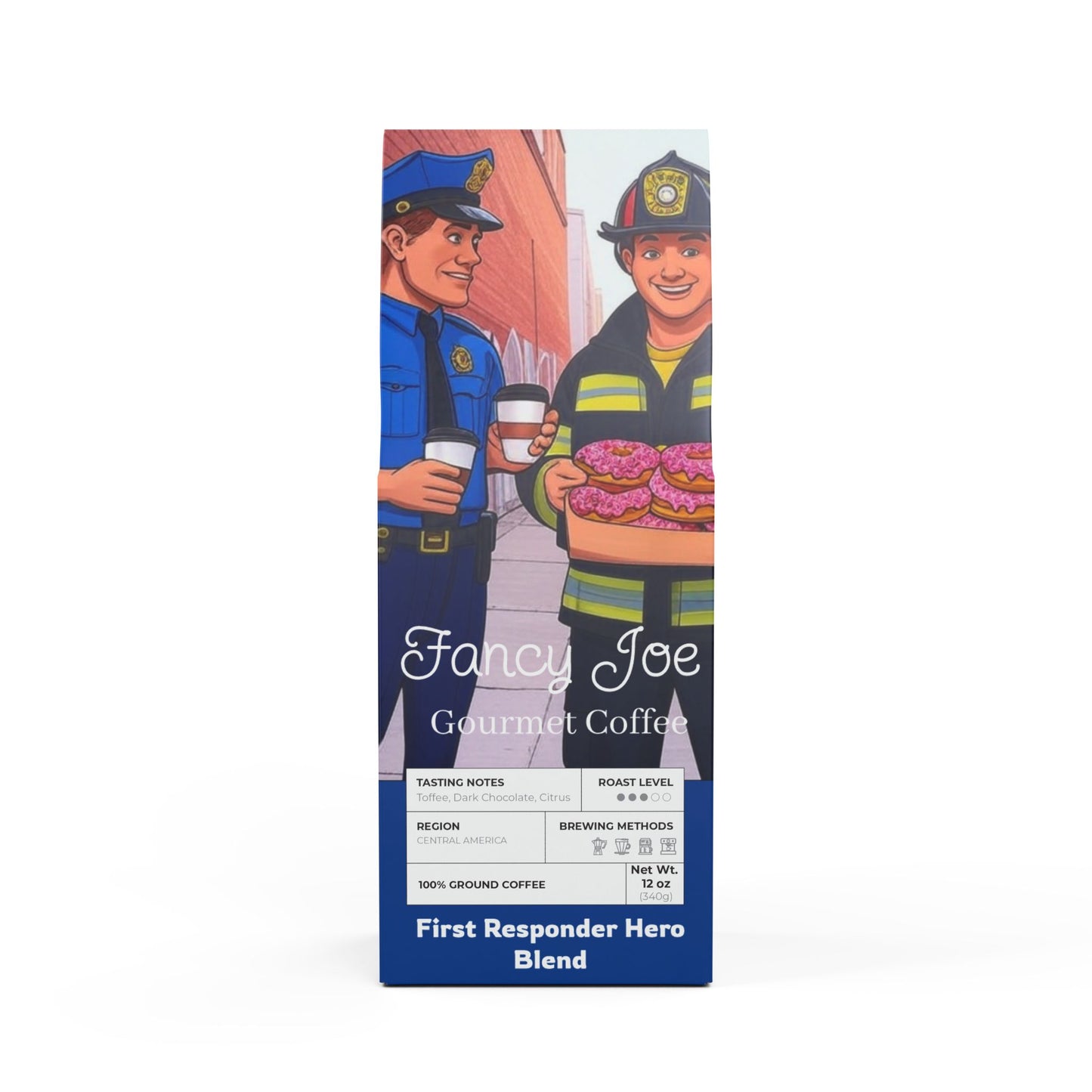 Fancy Joe, First Responder, Rock Creek Coffee Blend (Medium Roast)