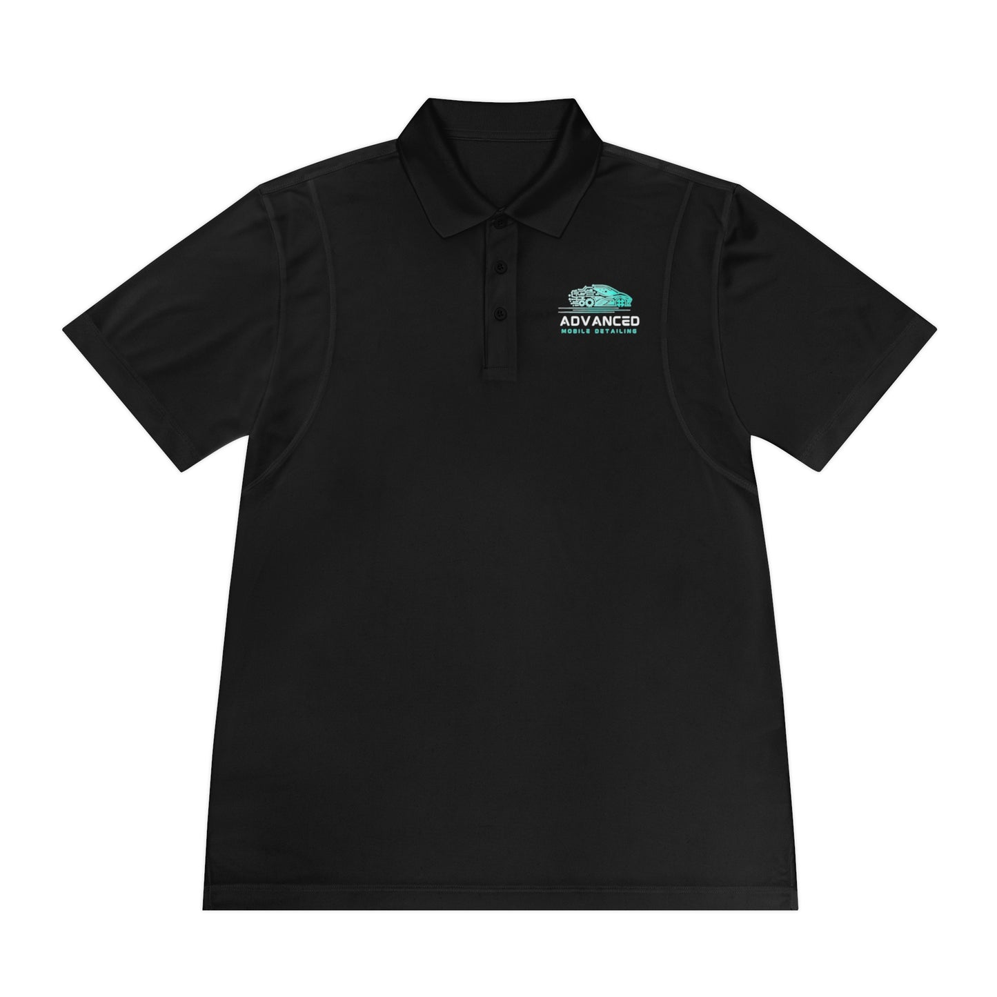 Advanced Mobile, Men's Sport Polo Shirt, Activewear, Casual Dress Shirt for Men, Perfect for Outdoor Activities, Golf, and Everyday Wear