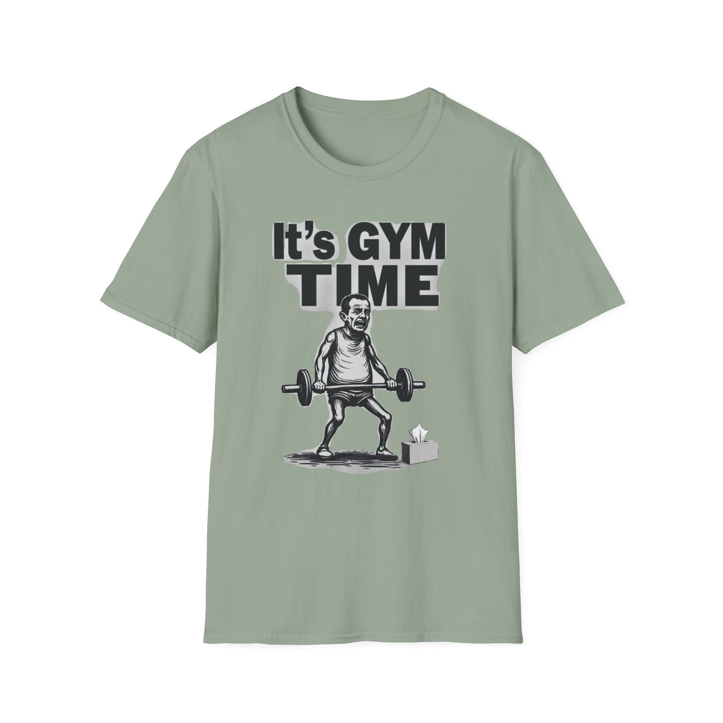 It's Gym Time T-Shirt, Motivational Workout Shirt, Fitness Apparel, Gift for Gym Lovers, Casual Sport Tee - Psychonaut Swag