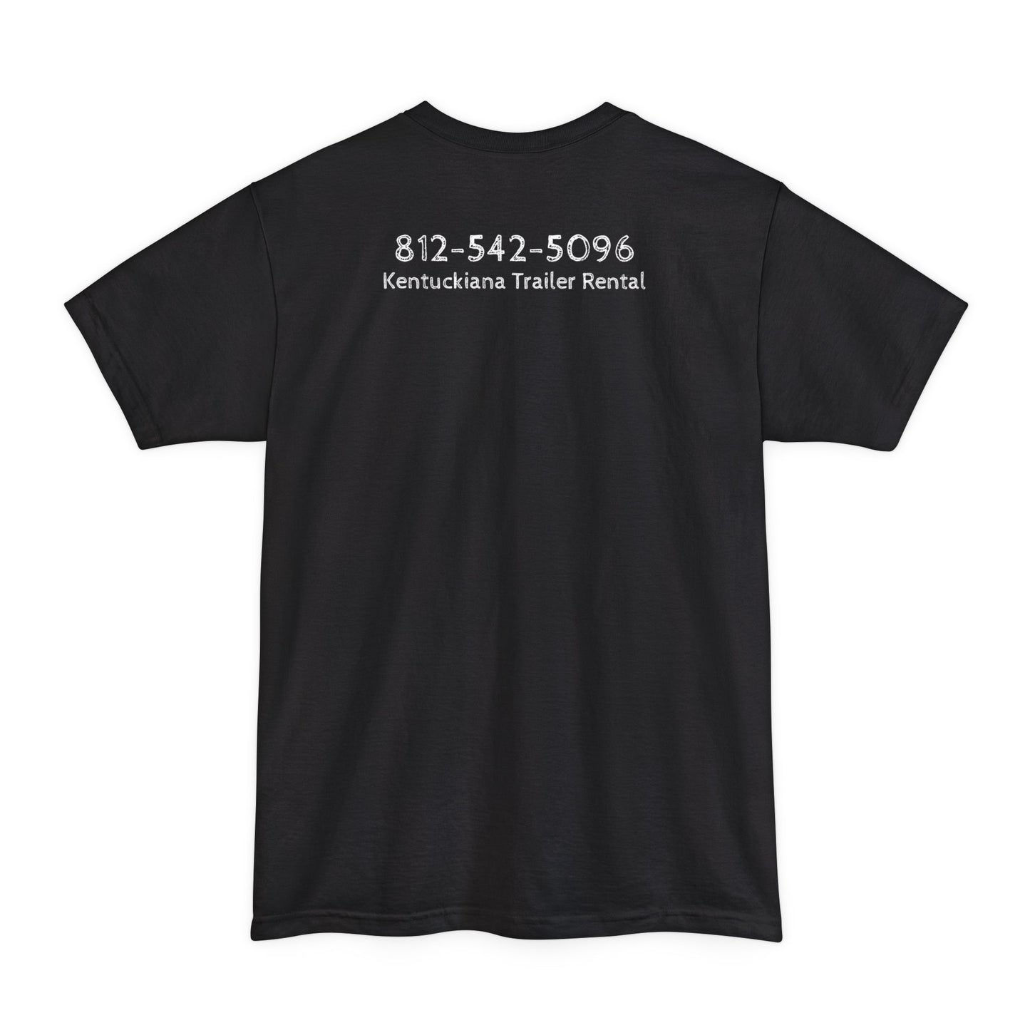 Tall mock1, Kentuckiana small biz swag, T-Shirt | Casual Souvenir Tee, Road Trip Gear, Gift for Trailer Owners, Fun Outdoor Wear, Unisex Apparel