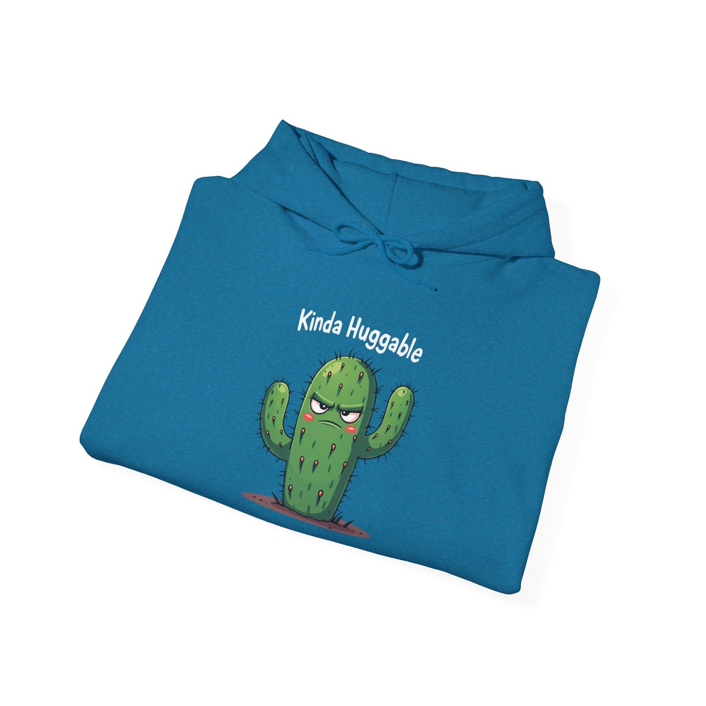 Kinda Huggable, Unisex Heavy Blend Sweatshirt, Comfy Gift, Funny Plant Lover Apparel, Perfect for Casual Outings, Spring Celebration - Psychonaut Swag