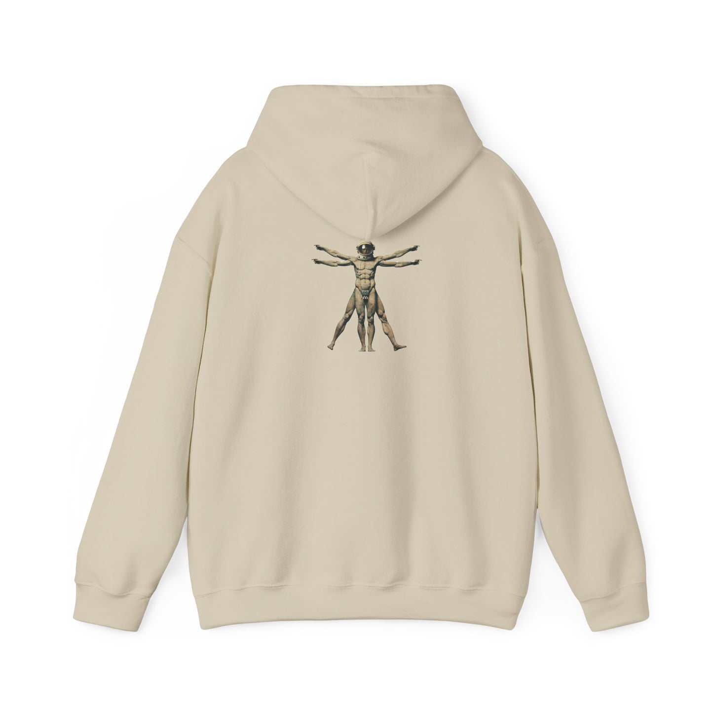 Psychonaut Staple, Vitruvian Hoody,Unisex Heavy Blend™ Hooded Sweatshirt - Psychonaut Swag