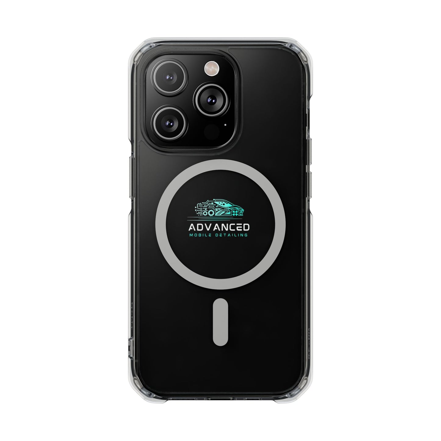 Advanced Mobile Detailing, Phone Case for Car Enthusiasts, Clear Protective Shell, Advanced Mobile Detailing, Customizable Gift, Stylish Phone Accessory