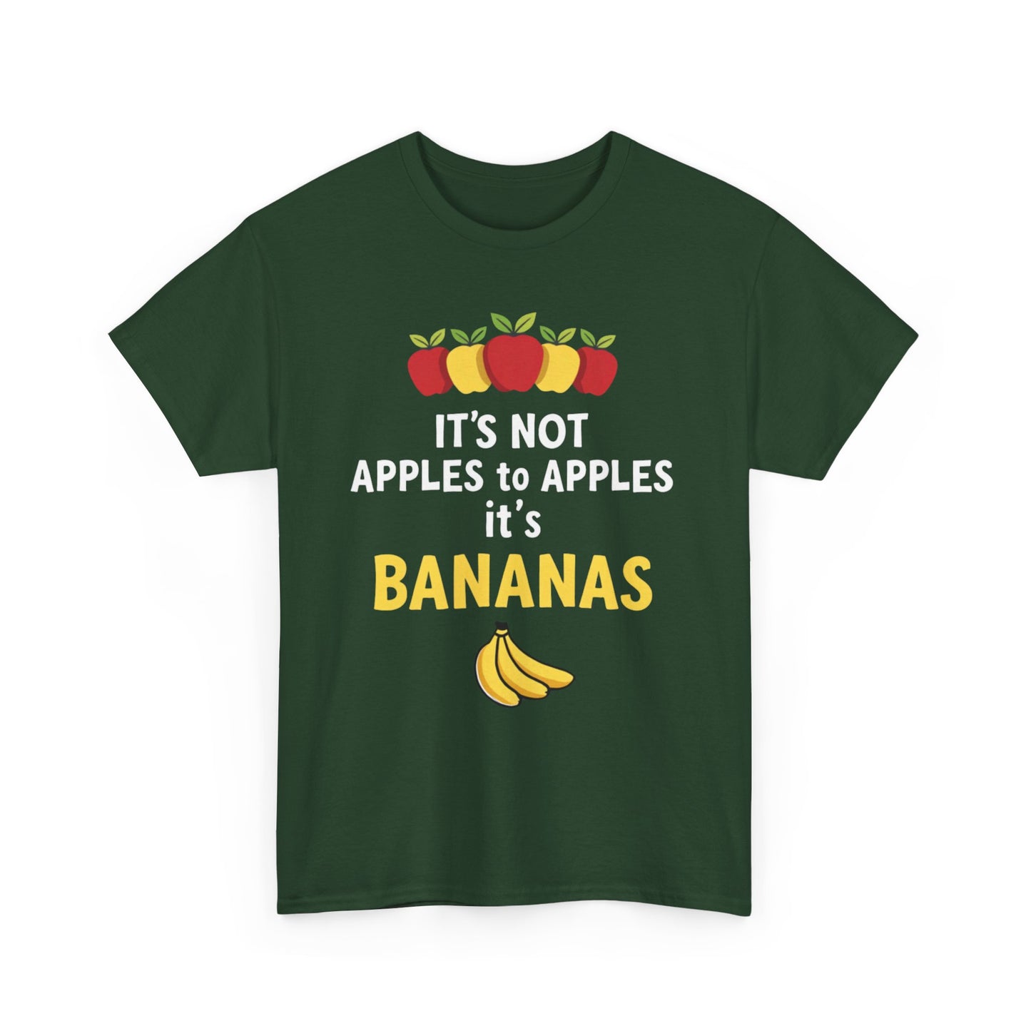 Funny Banana T-Shirt: It's Not Apples to Apples, Cute Graphic Tee for Food Lovers, Gift for Birthdays, Casual Wear, Humor Shirt - Psychonaut Swag