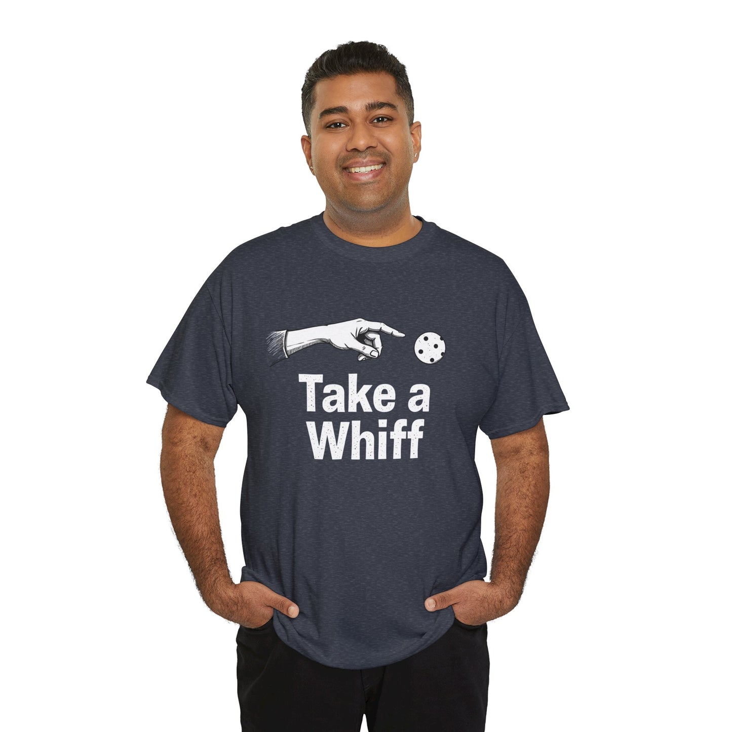 Take a whiff, Unisex Heavy Cotton Tee - Perfect for Fun Gatherings, Casual Outings, Gifts, and Everyday Wear