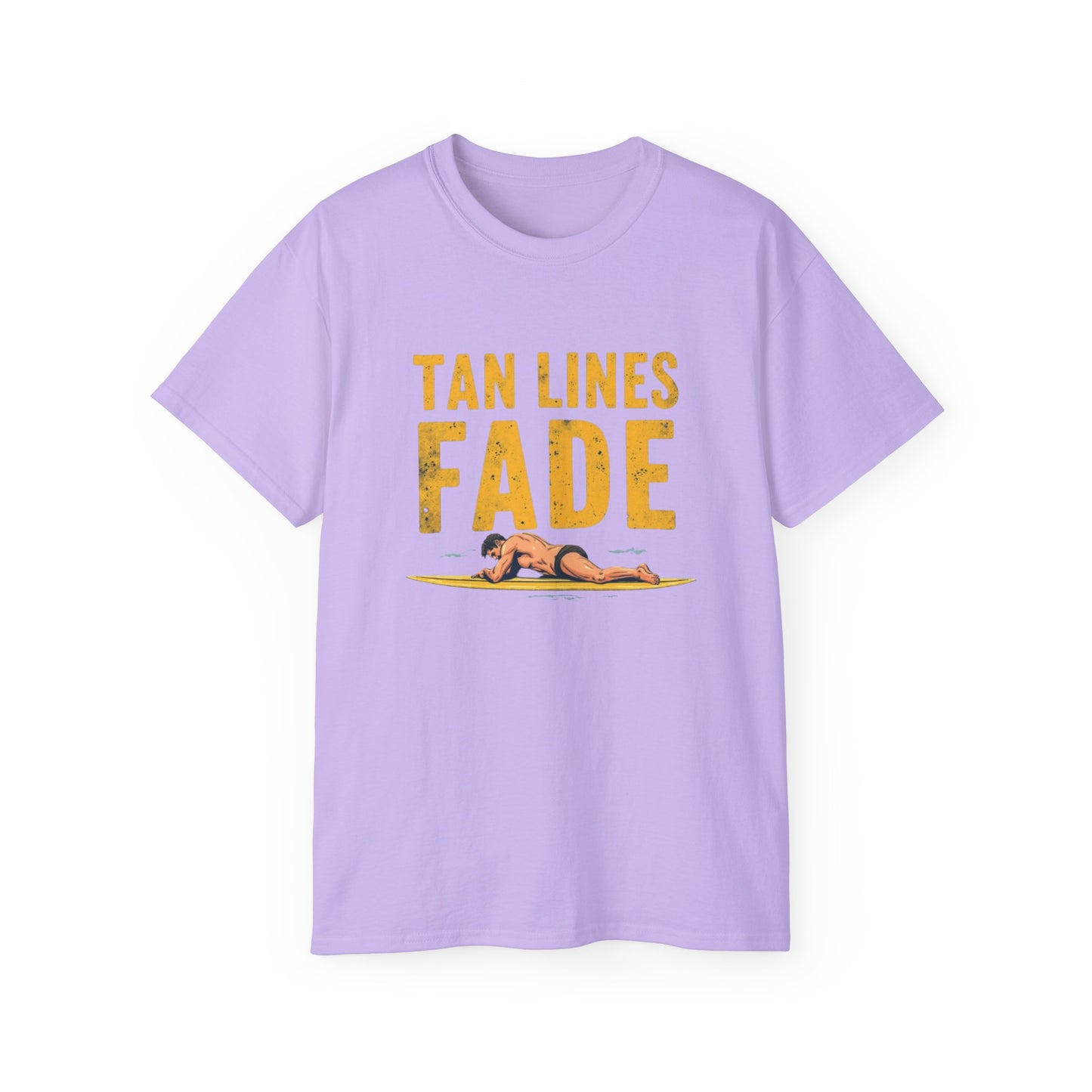 Surfer Tan Lines Tee, Unisex Cotton Shirt, Vacation Apparel, Beach Day Outfit, Casual Summer Clothing - Psychonaut Swag