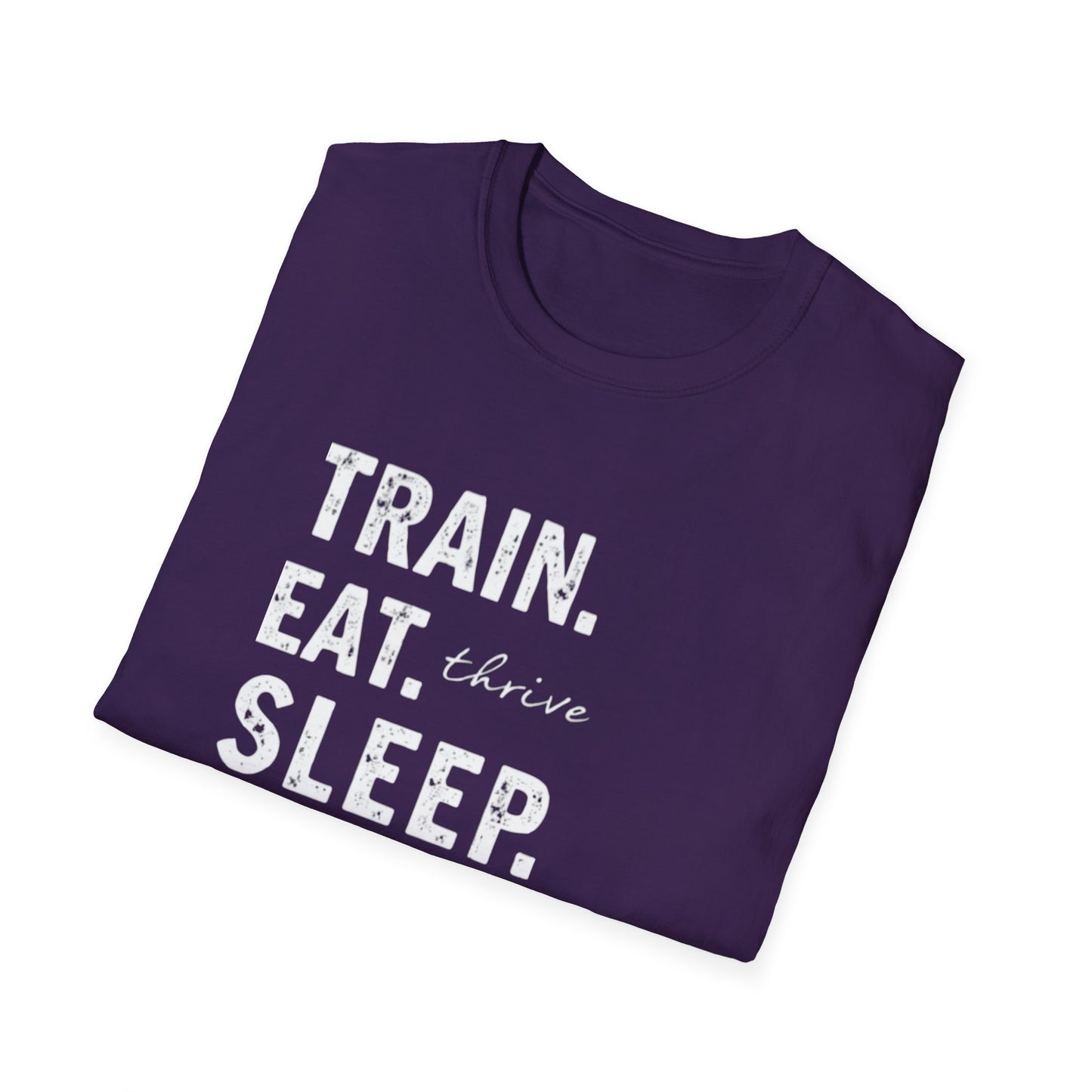 Train Eat Sleep Repeat T-Shirt, Fitness Apparel, Gym Wear, Motivational Shirt, Casual Unisex Tee - Psychonaut Swag