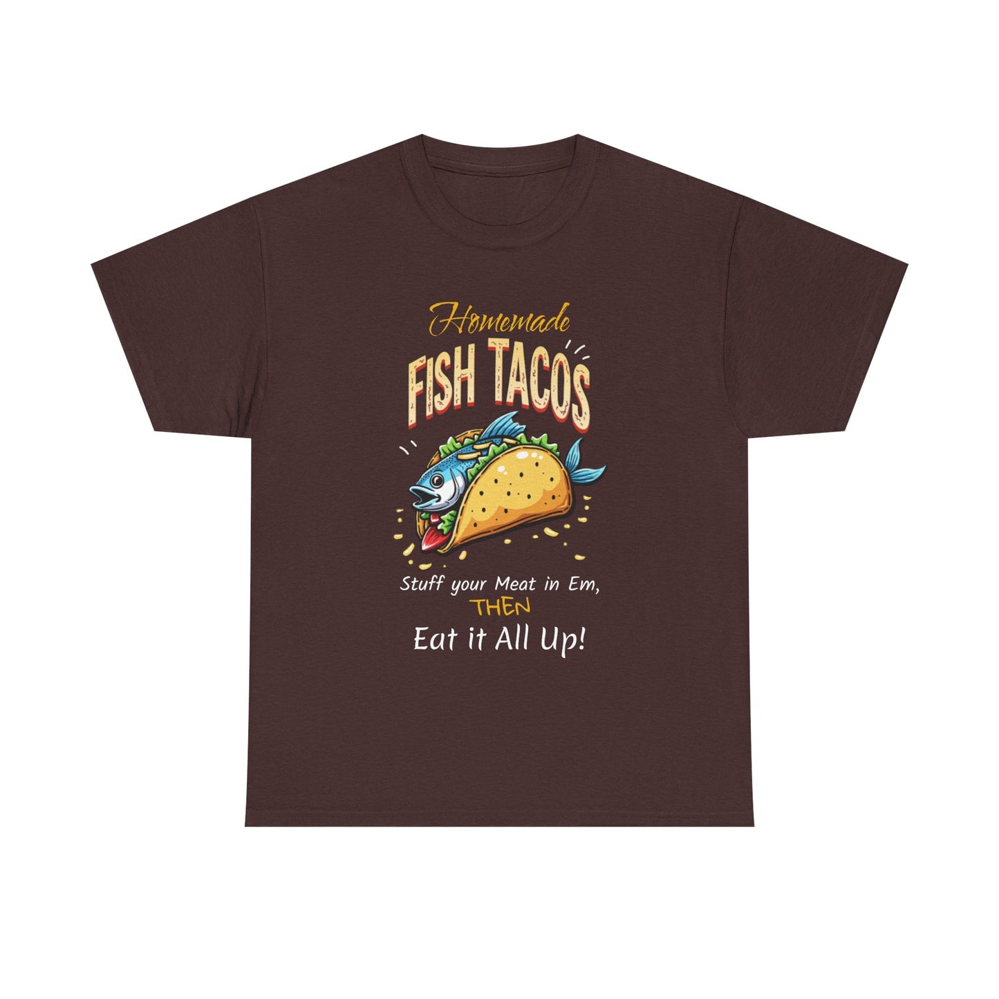 Fish Tacos Unisex Cotton Tee - Perfect for Food Lovers & Taco Tuesday - Psychonaut Swag