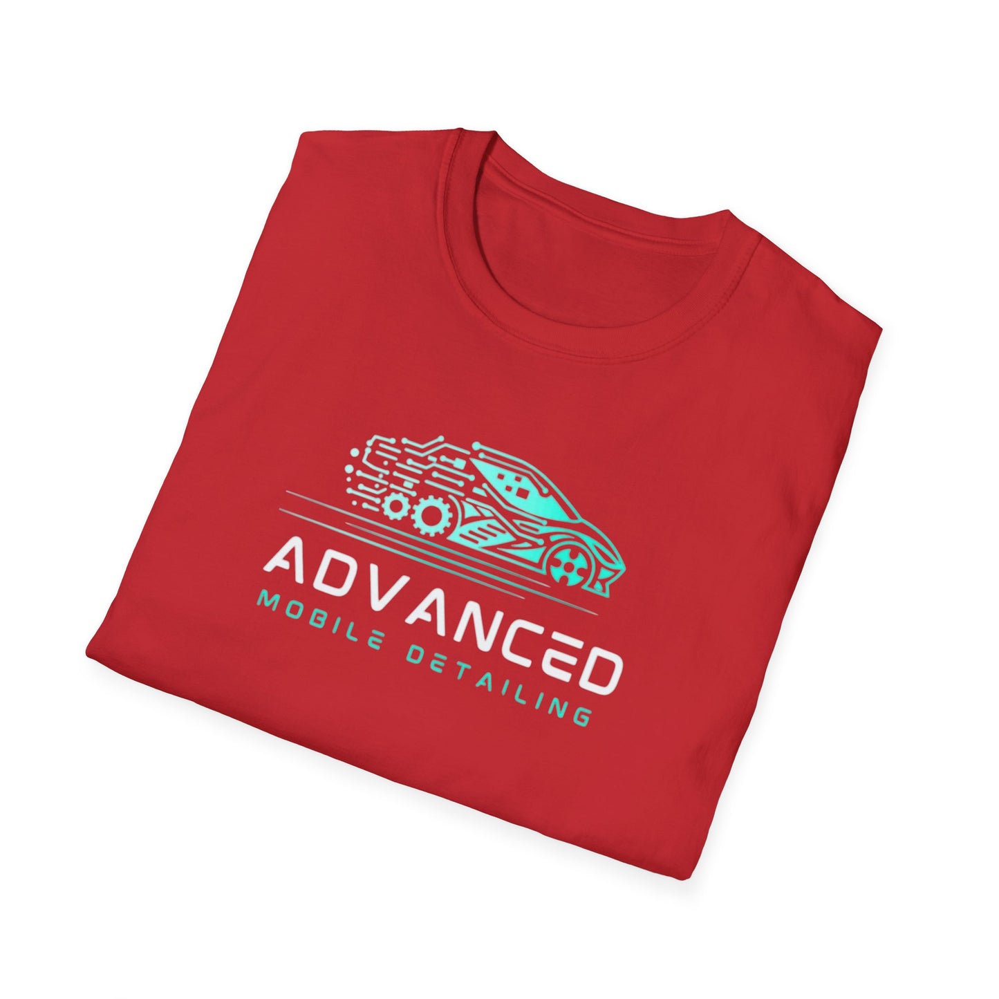 Advanced Mobile, classic tee, Unisex Softstyle T-Shirt - Perfect for Auto Lovers, Gifts, Mobile Detailing, Casual Wear, and Car Shows