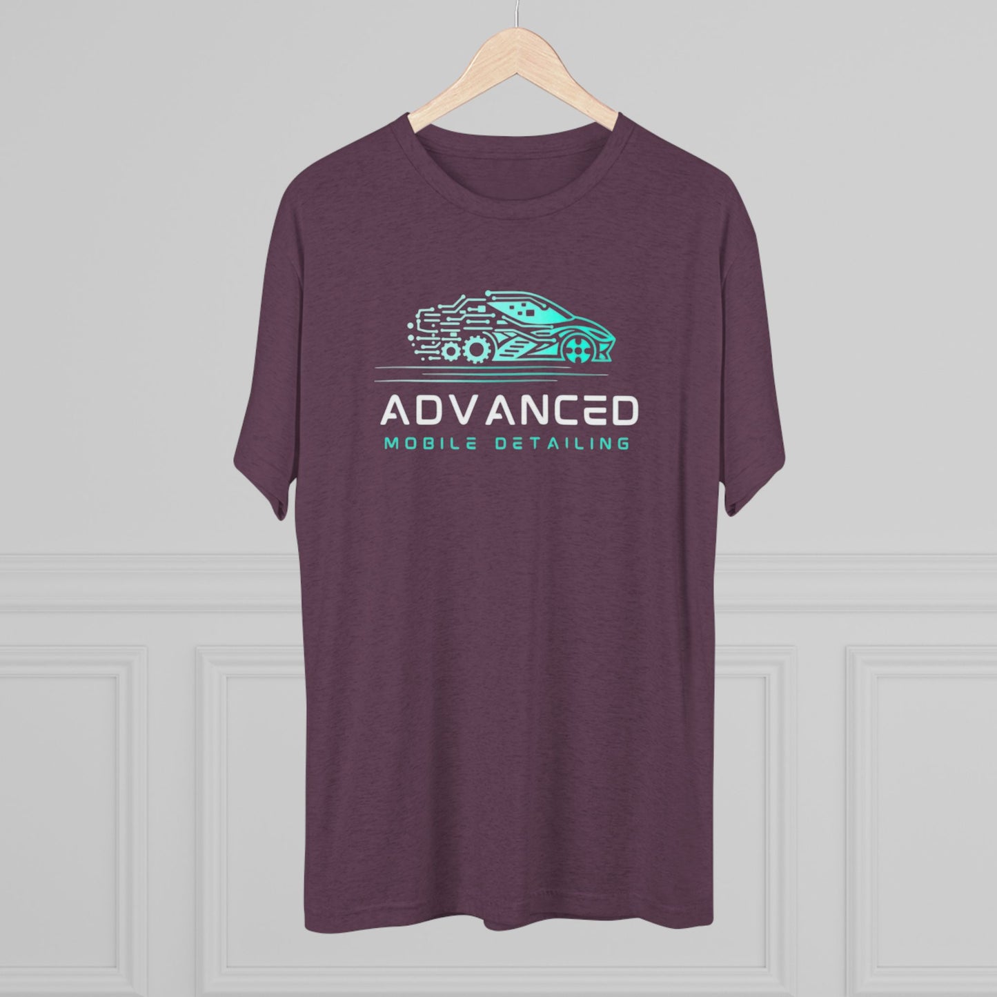 Advanced Mobile Detailing, Tri-blend, Tee | Car Enthusiast T-Shirt, Custom Auto Care Shirt, Gift for Car Lovers, Unique Vehicle Detailing Apparel