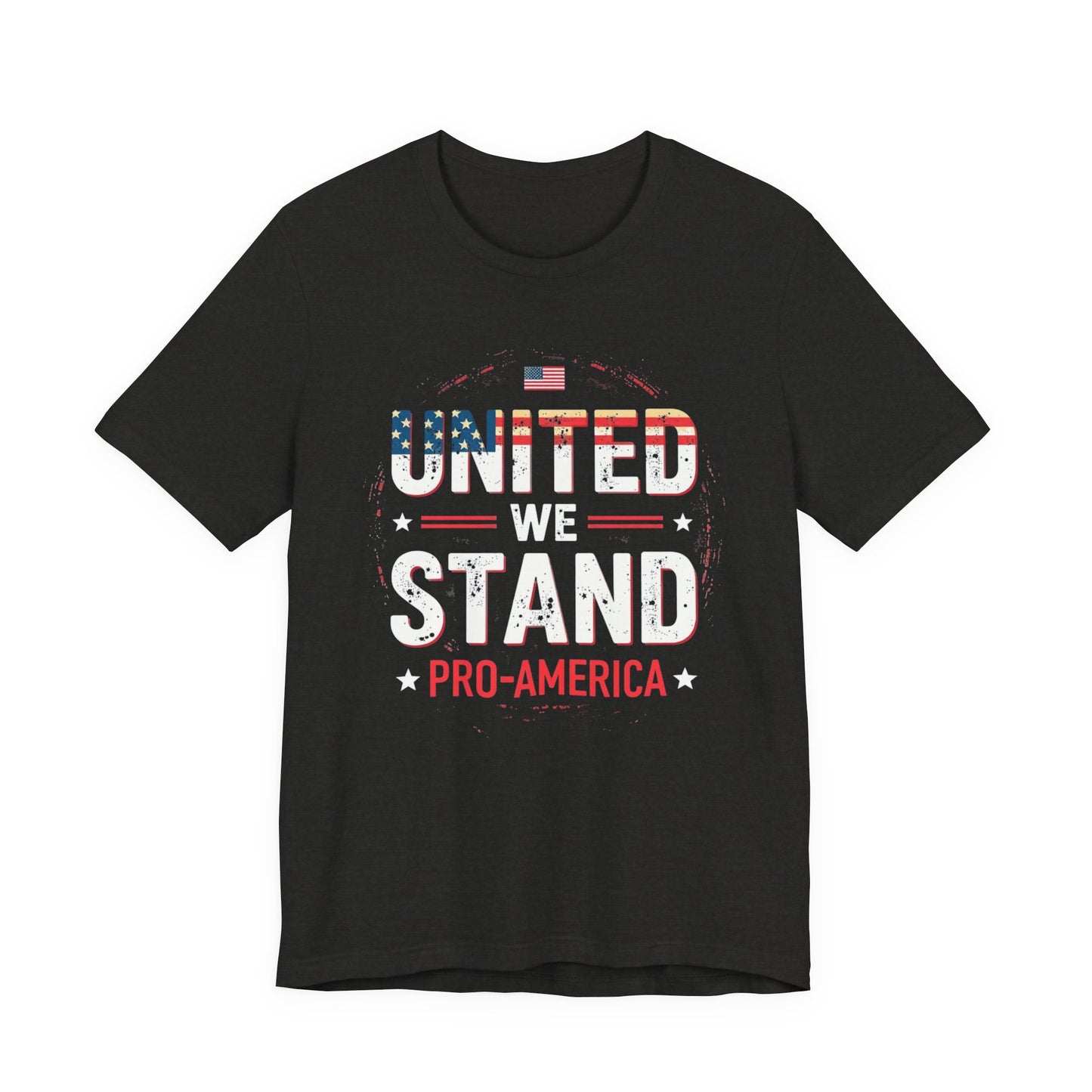 United We Stand Pro-America Unisex Tee - Casual Patriotic Shirt - Psychonaut Swag