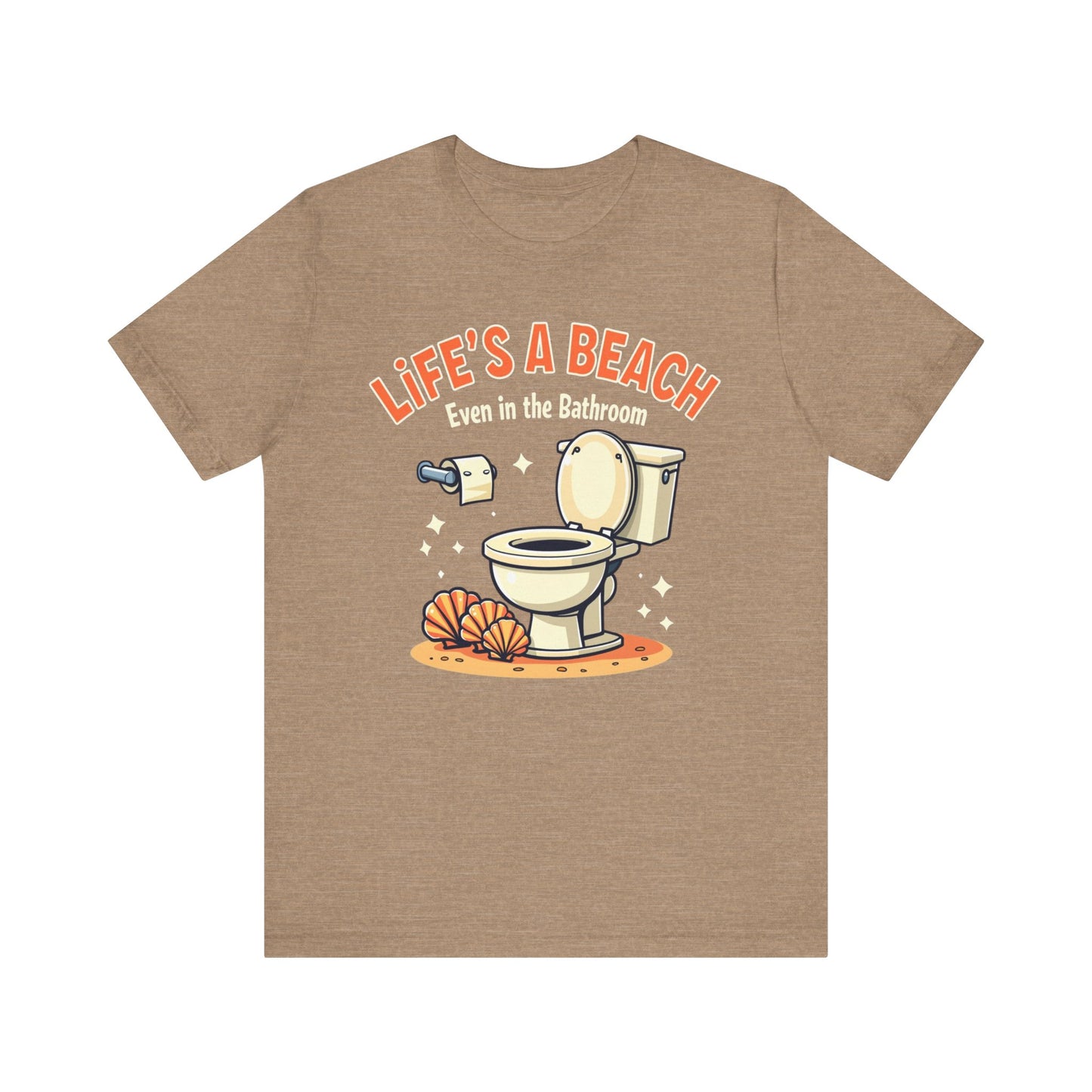 Life's a Beach, Unisex Short Sleeve Shirt - Psychonaut Swag