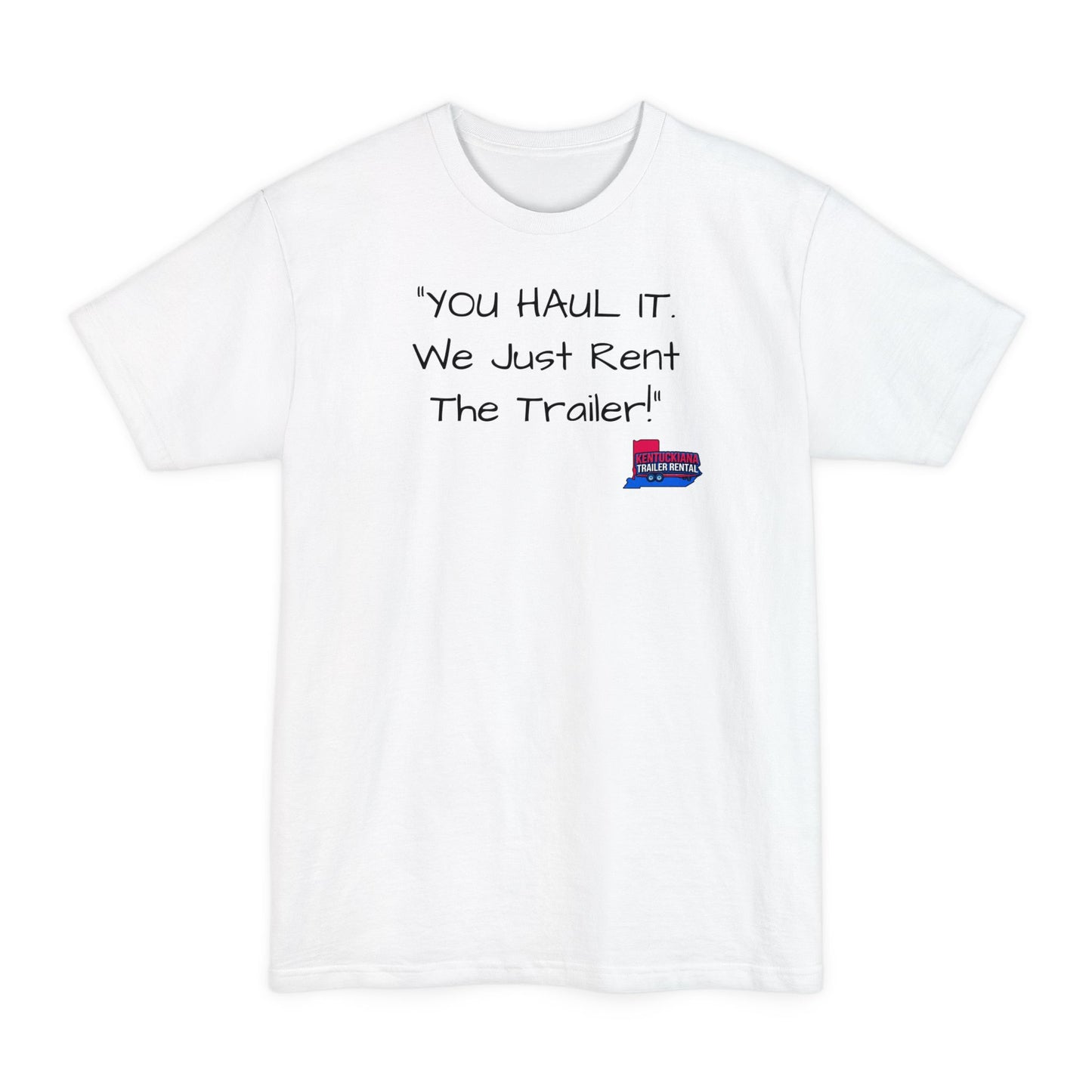 Tall mock1, Kentuckiana small biz swag, T-Shirt | Casual Souvenir Tee, Road Trip Gear, Gift for Trailer Owners, Fun Outdoor Wear, Unisex Apparel