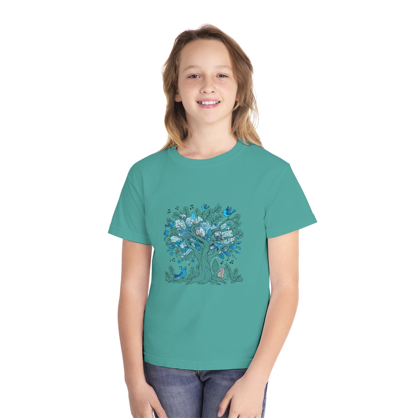 Whimsical tree Youth Midweight Tee - Psychonaut Swag