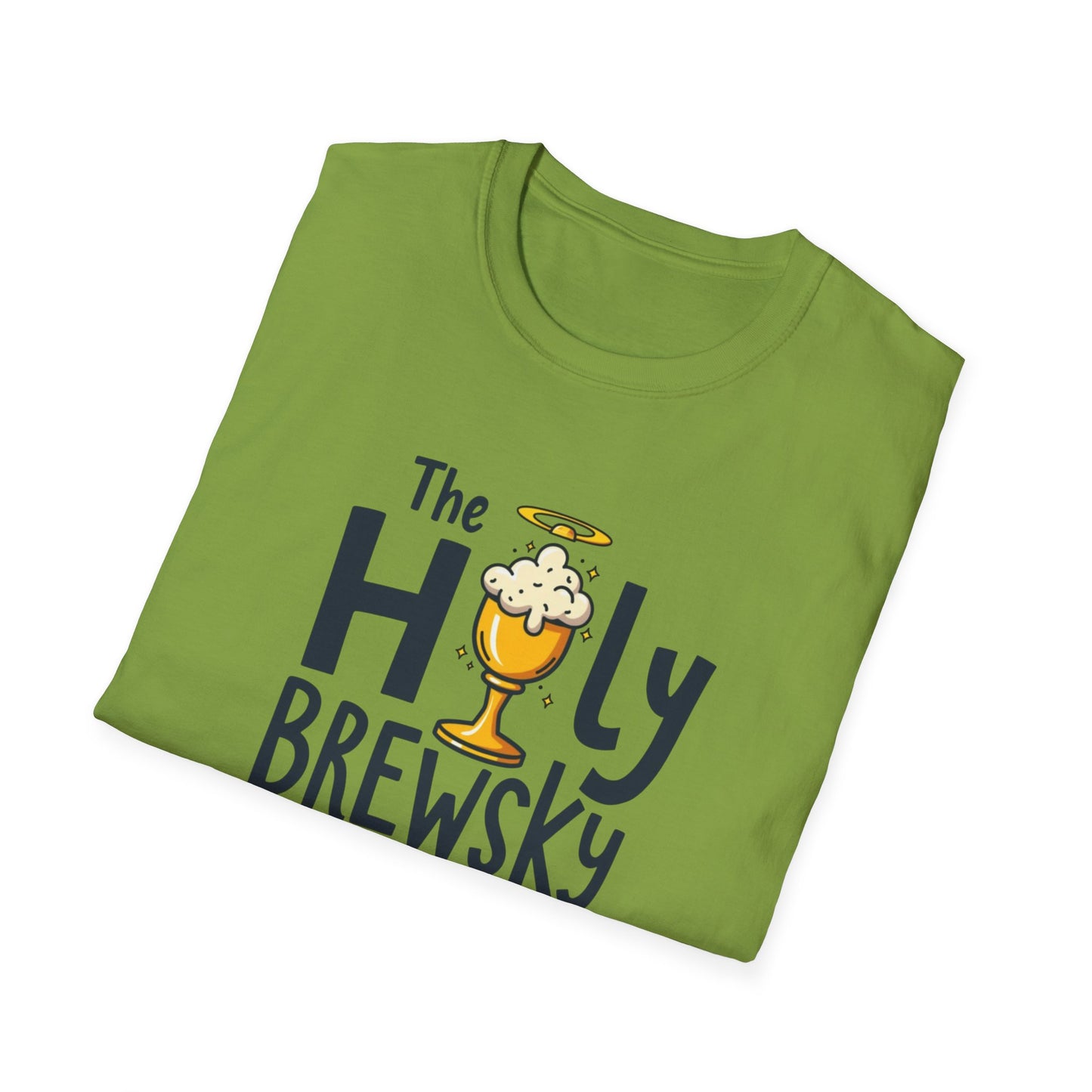 Holy Brewski Unisex T-Shirt, Funny Beer Tee, Gift for Beer Lovers, Party Shirt, Casual Wear, Birthday Gift - Psychonaut Swag
