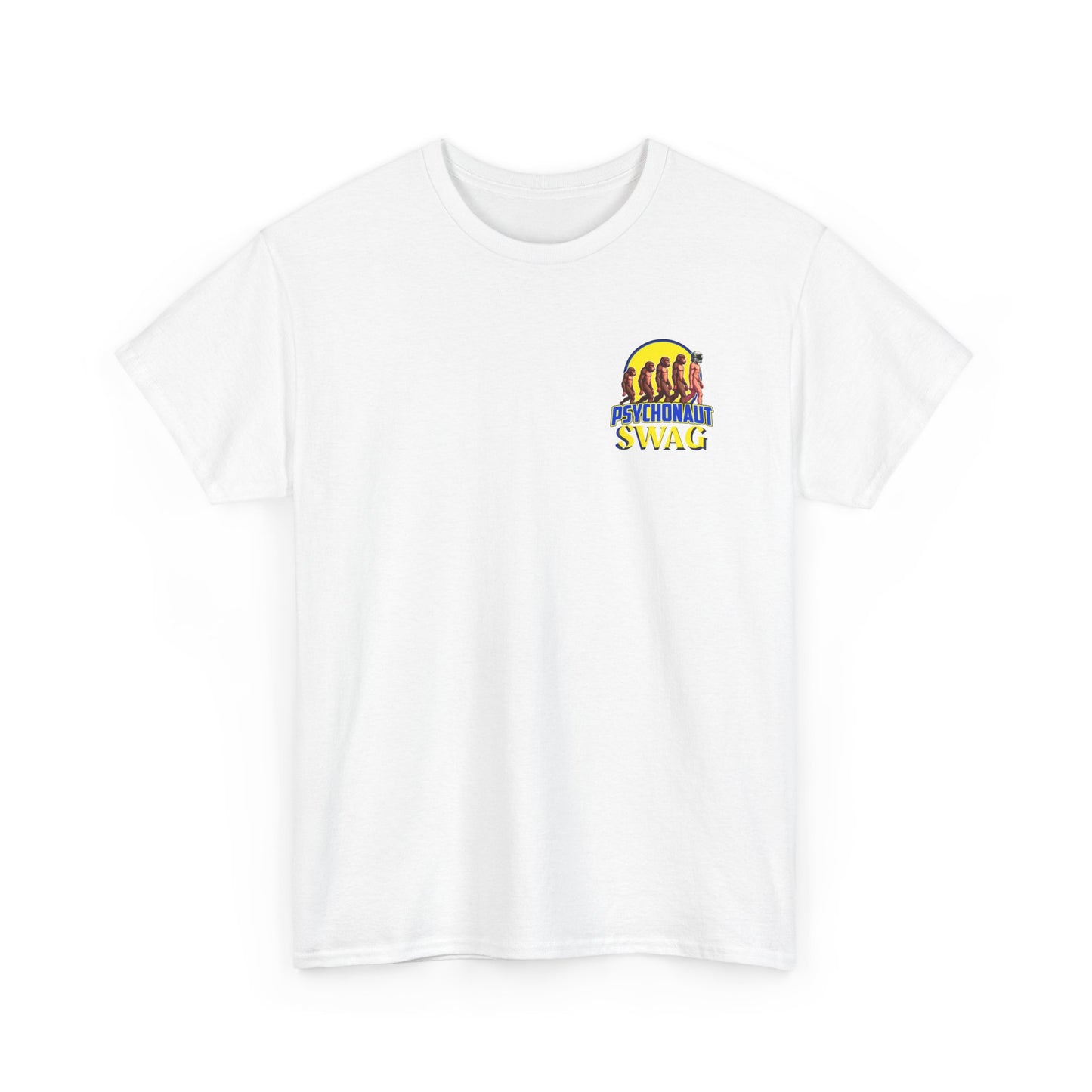 Colorful Retro Style Unisex Heavy Cotton Tee, Graphic Tee, Casual Wear, Gift Idea, Summer Fashion, Festival Outfit - Psychonaut Swag