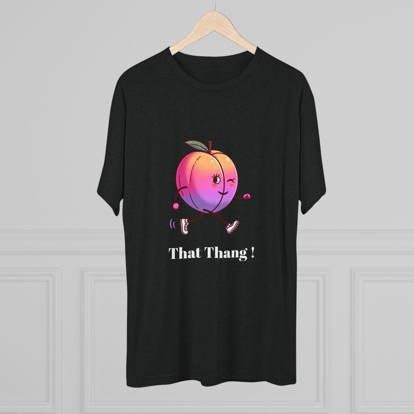 When a nice peach walks by, you gotta look. Unisex Tri-Blend Crew Tee - Psychonaut Swag