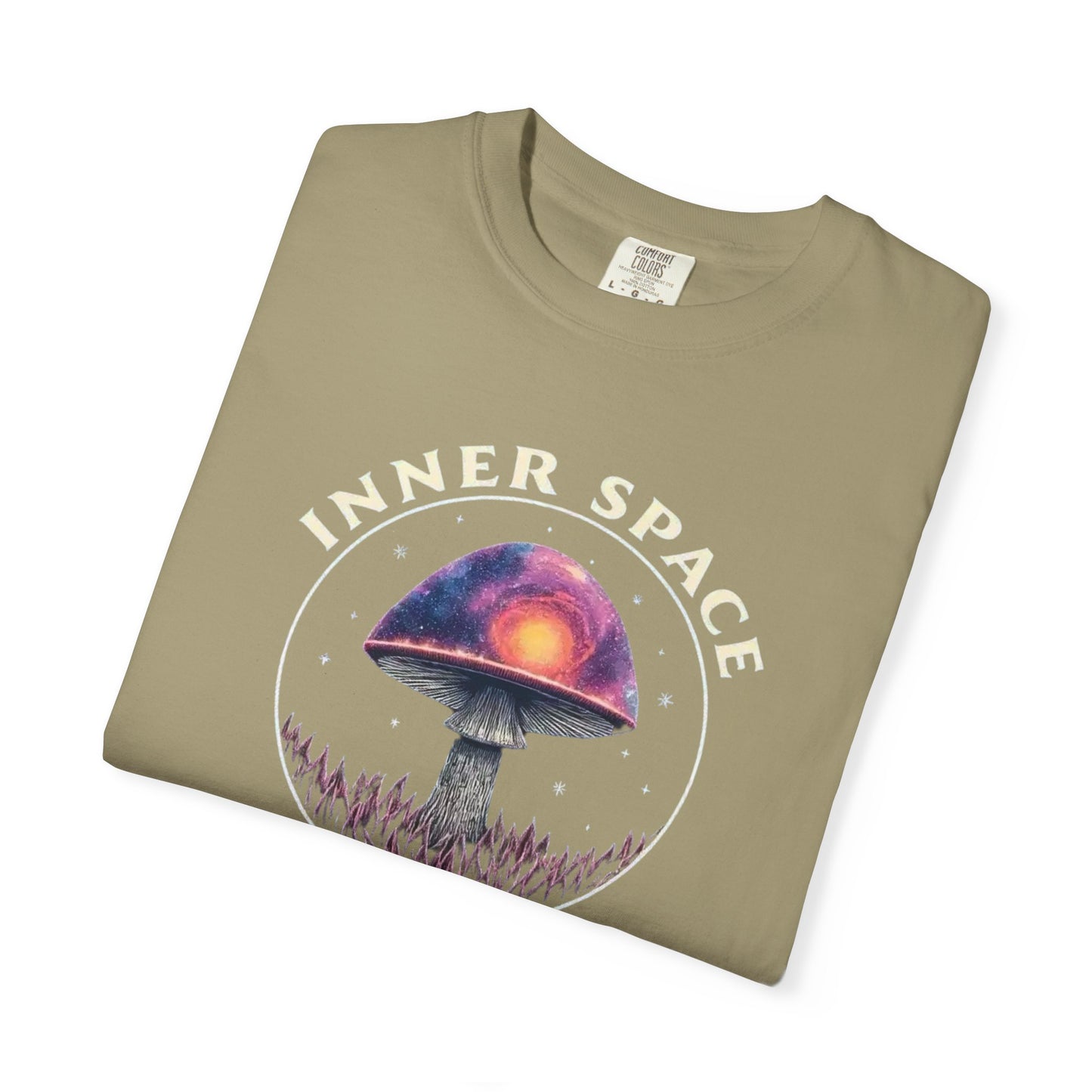Inner Space Explorer T-Shirt, Unisex Graphic Tee, Cosmic Mushroom Apparel, Gift for Nature Lovers, Casual Wear for Adventurers - Psychonaut Swag
