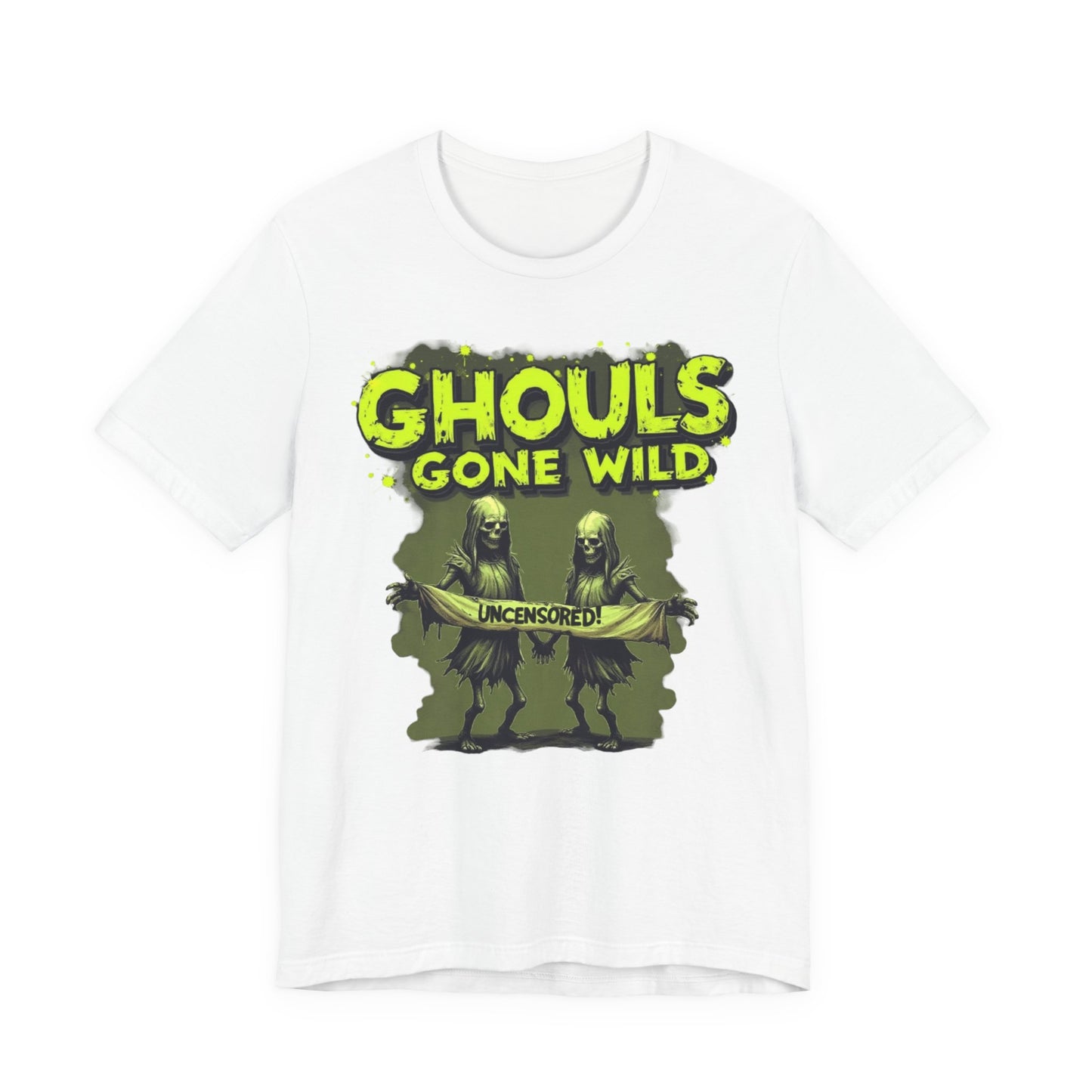 Ghouls Gone Wild Tee, Funny Halloween T-Shirt, Unisex Graphic Tee, Spooky Party Shirt, Casual Wear for Halloween