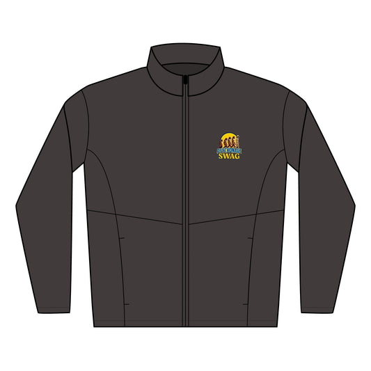 Psychonaut Swag, Small Biz, Men's Soft Shell Jacket, Stylish Windbreaker, Casual Outdoor Wear, Customizable Jacket, Perfect Gift for Him