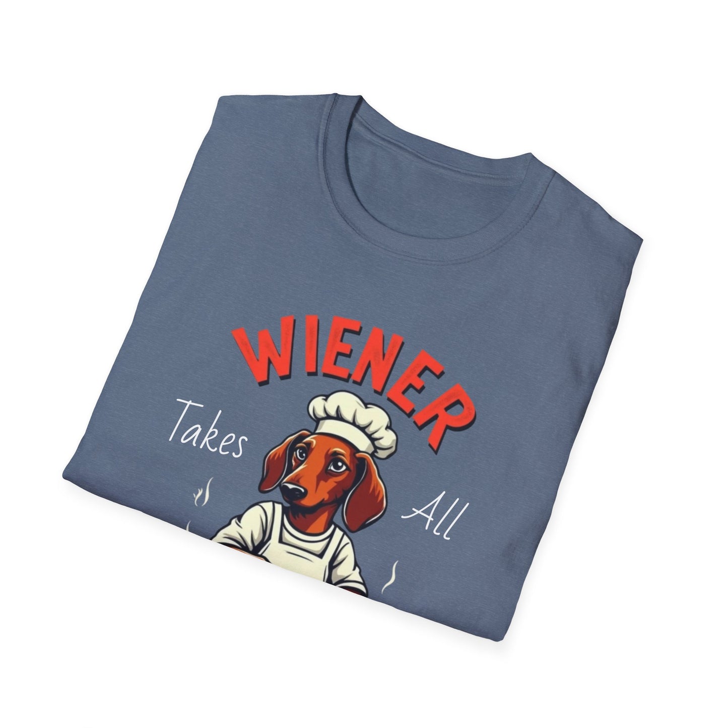 Wiener takes all, Dog Humor T-Shirt, Funny Pet Lover Gift, Cute Dog Tee, Unisex Funny Shirt, Dog Lover's Apparel - Psychonaut Swag