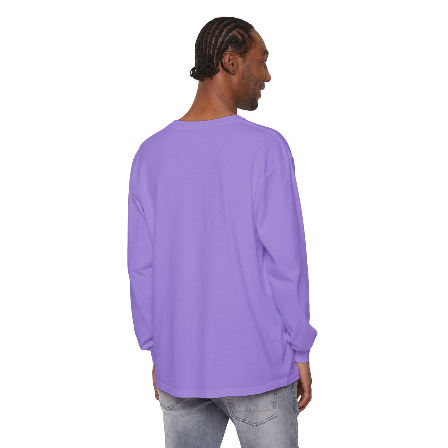 Bun in oven, Unisex Garment-dyed Long Sleeve T-Shirt - Psychonaut Swag