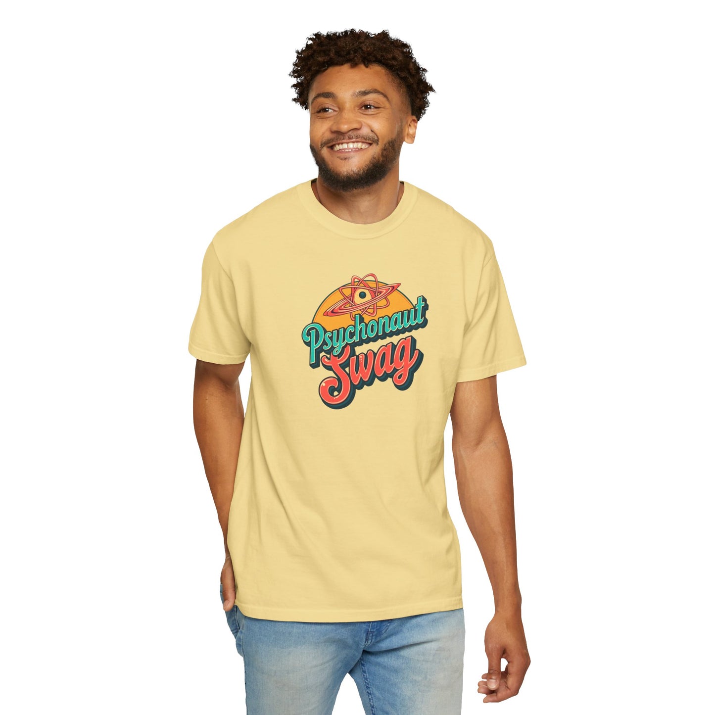 Psychonaut Swag, Atom tee shirt, Psychedelic T-Shirt | Retro Psychonaut Swag Tee | Unique Gift for Festival Lovers, Casual Wear, Art Enthusiasts, Unisex Apparel - Psychonaut Swag
