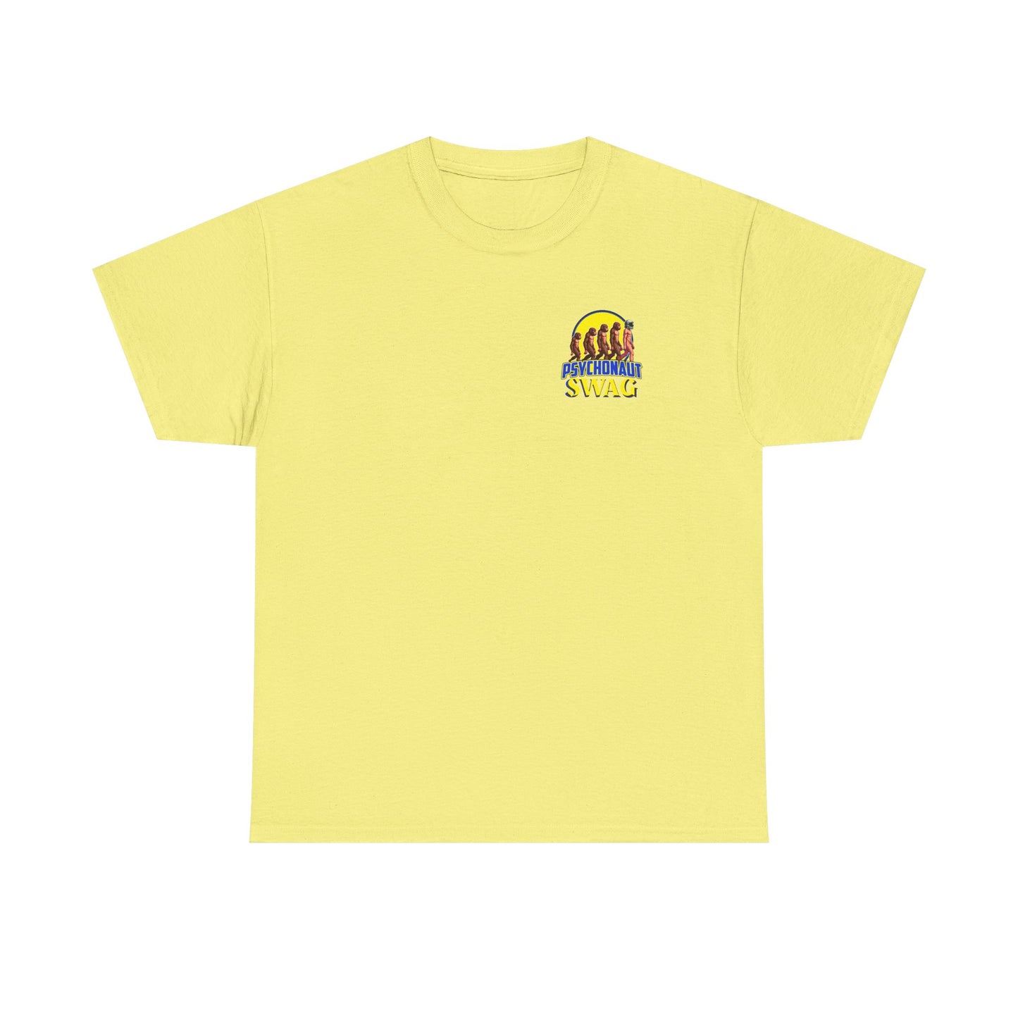 Colorful Retro Style Unisex Heavy Cotton Tee, Graphic Tee, Casual Wear, Gift Idea, Summer Fashion, Festival Outfit - Psychonaut Swag