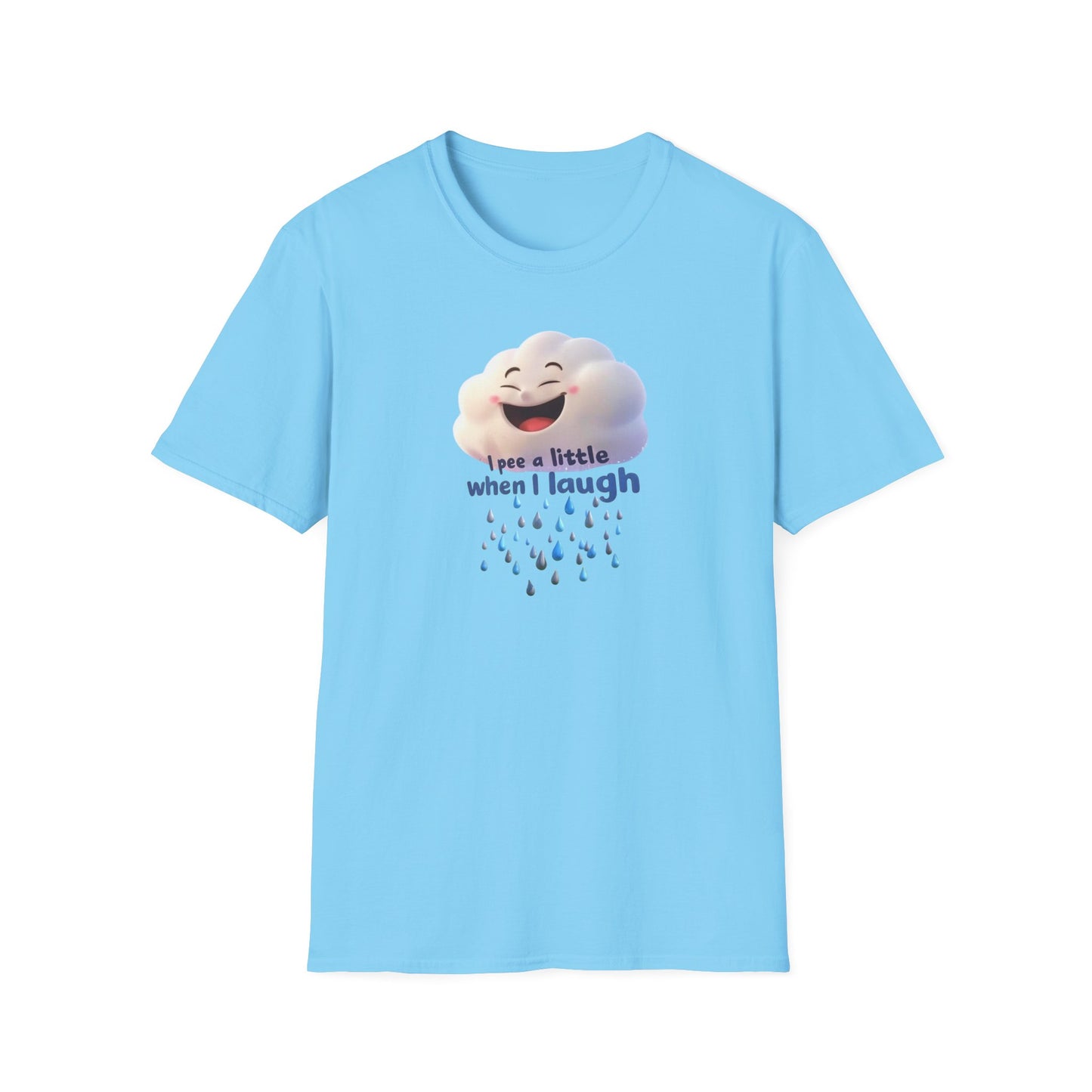 Cloud Laughing Causes Rains, Unisex Softstyle T-Shirt