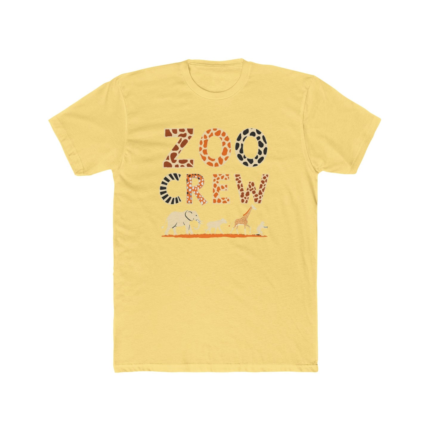 Zoo Crew Unisex Cotton Crew Tee, Animal Shirt, Wildlife Apparel, Zoo Membership Gift, Family Outing Tee, Fun Educational Outfits - Psychonaut Swag