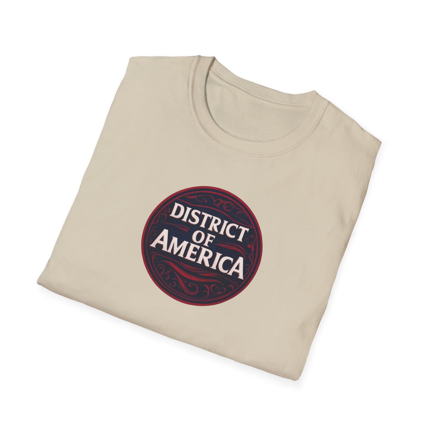 District of America, Washington DA, Unisex Softstyle T-Shirt - Psychonaut Swag