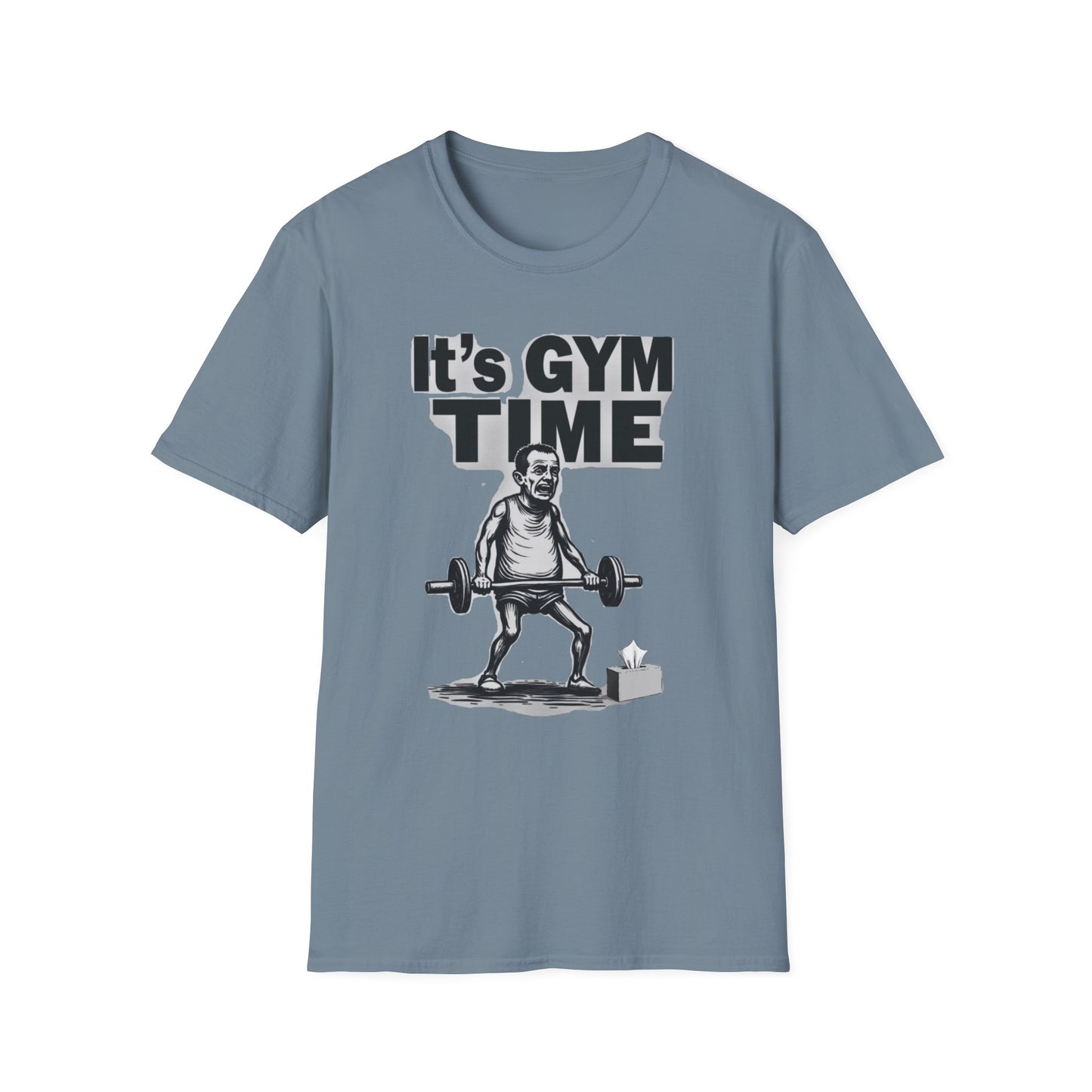 It's Gym Time T-Shirt, Motivational Workout Shirt, Fitness Apparel, Gift for Gym Lovers, Casual Sport Tee - Psychonaut Swag