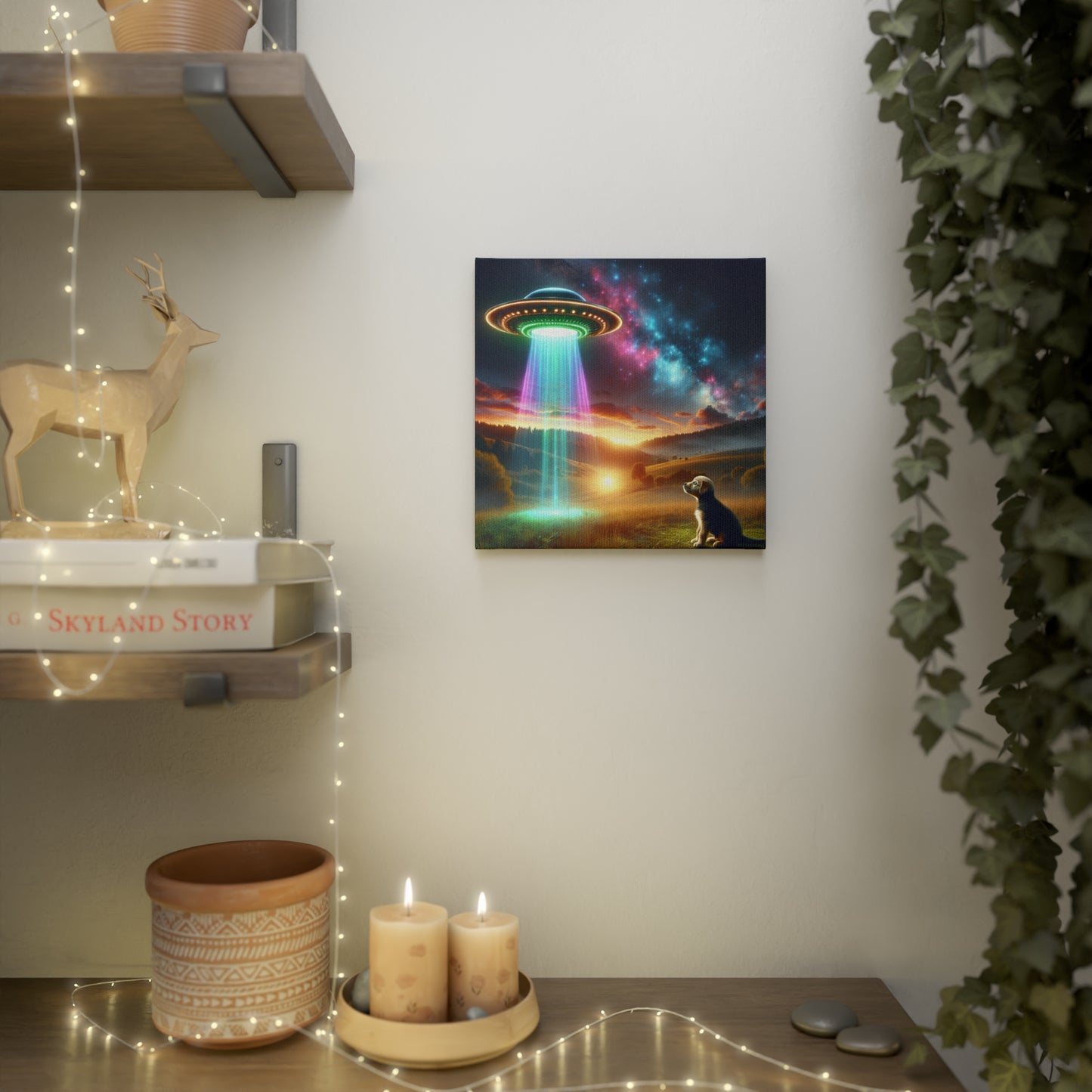 Curious Observer, Canvas Photo Tile