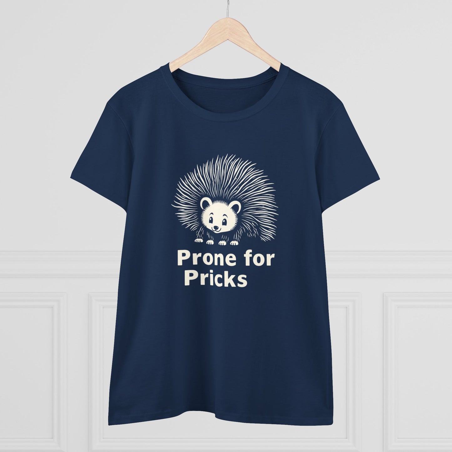 Prone for Pricks, Funny Hedgehog Tee, Quirky Animal Shirt, Cute Graphic Tee, Gift for Animal Lovers, Casual Wear, Summer Top