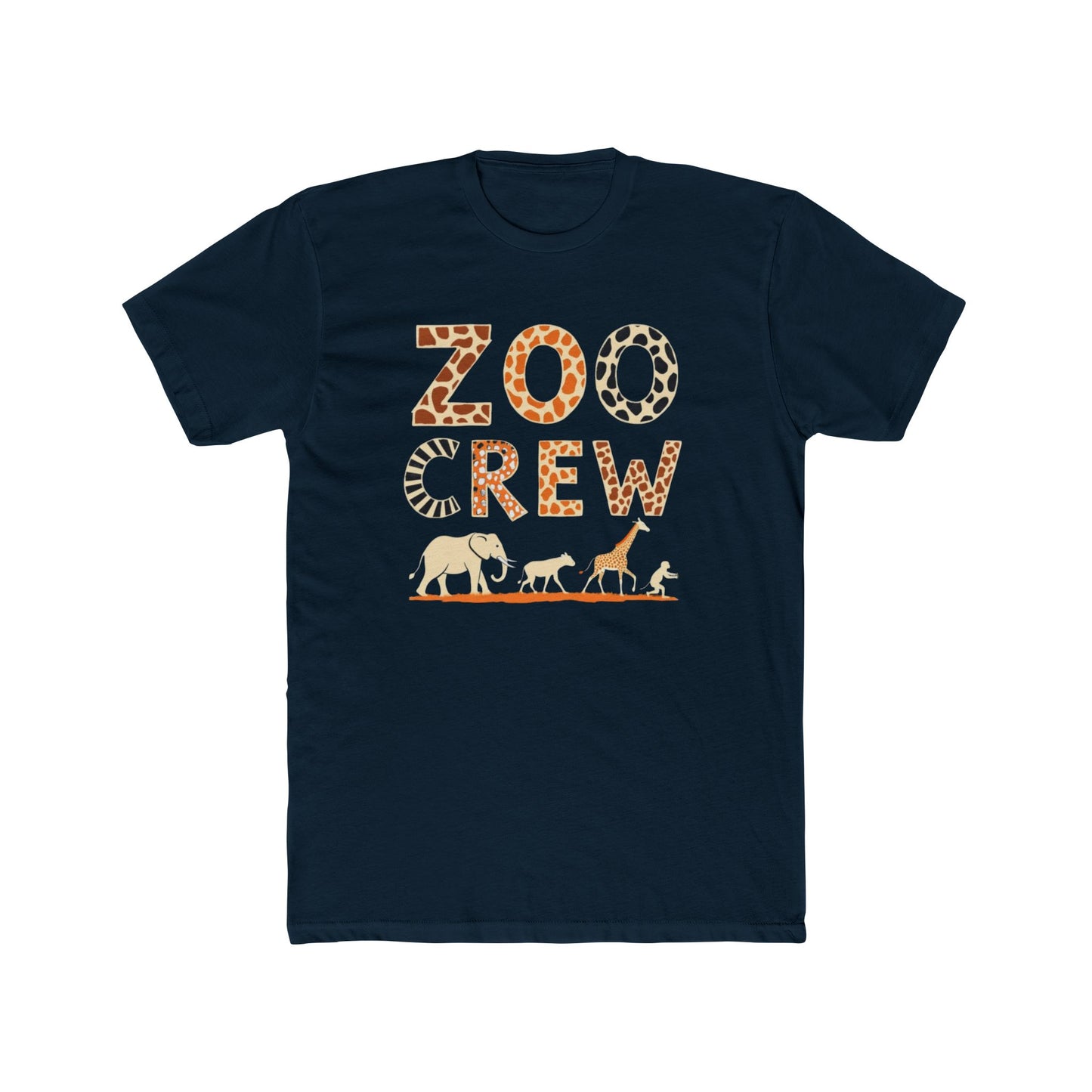 Zoo Crew Unisex Cotton Crew Tee, Animal Shirt, Wildlife Apparel, Zoo Membership Gift, Family Outing Tee, Fun Educational Outfits - Psychonaut Swag