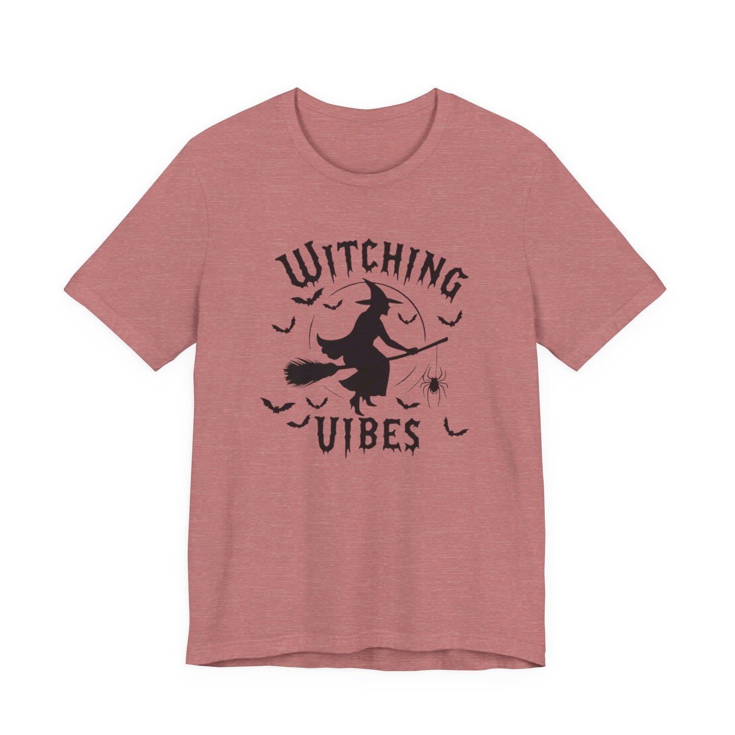 Witching Vibes Graphic Tee, Halloween Apparel, Unisex Costume Top, Casual T-Shirt, Spooky Season Outfit, Witchy Gift