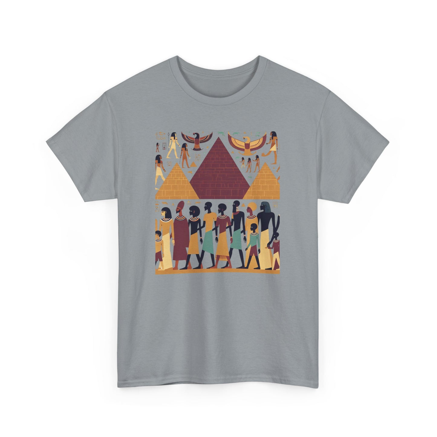 Hieroglyphic Recall, Unisex Heavy Cotton Tee - Psychonaut Swag